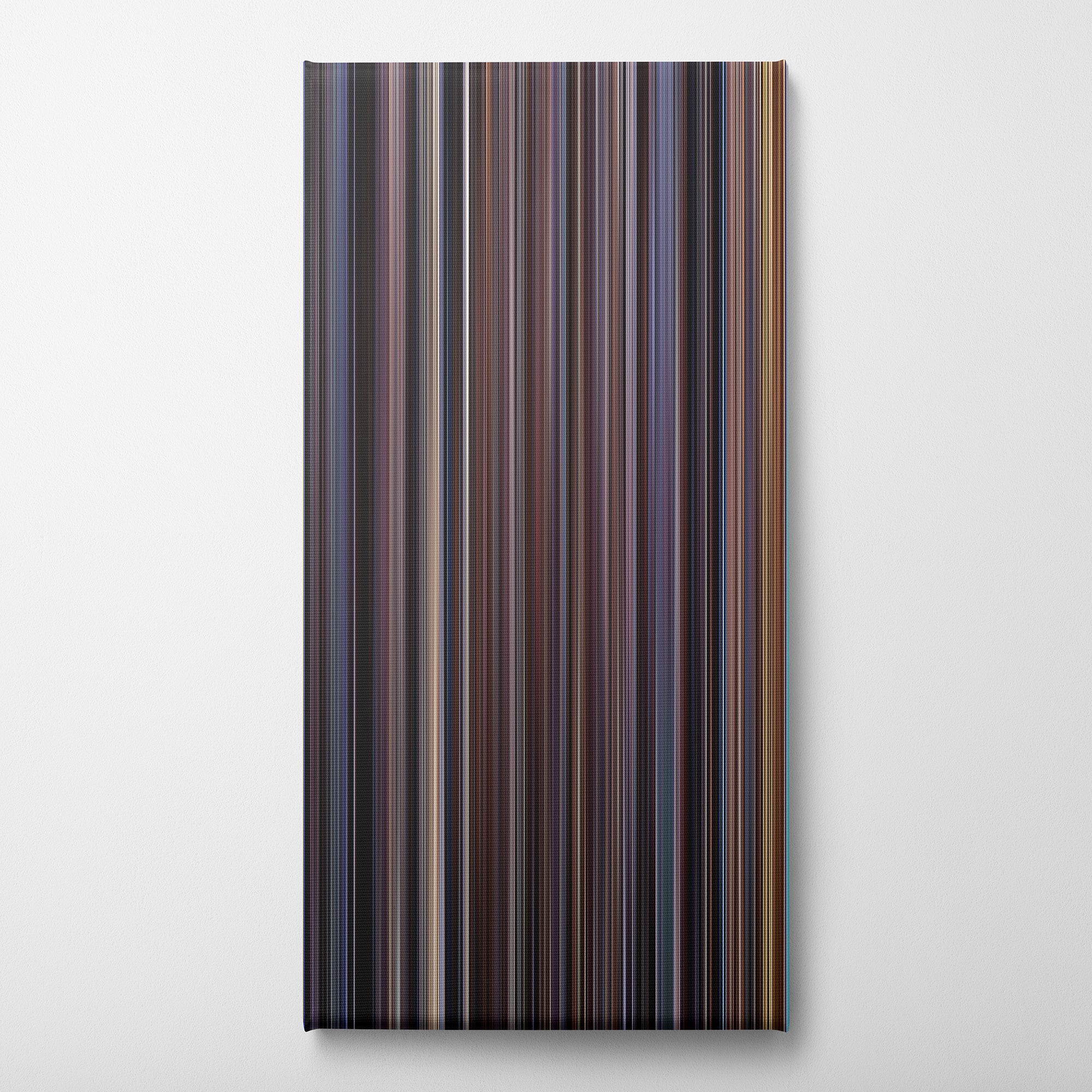 The Shawshank Redemption (1994) CineSpectrum Color Spectrum Canvas Print - Vertical on Wall