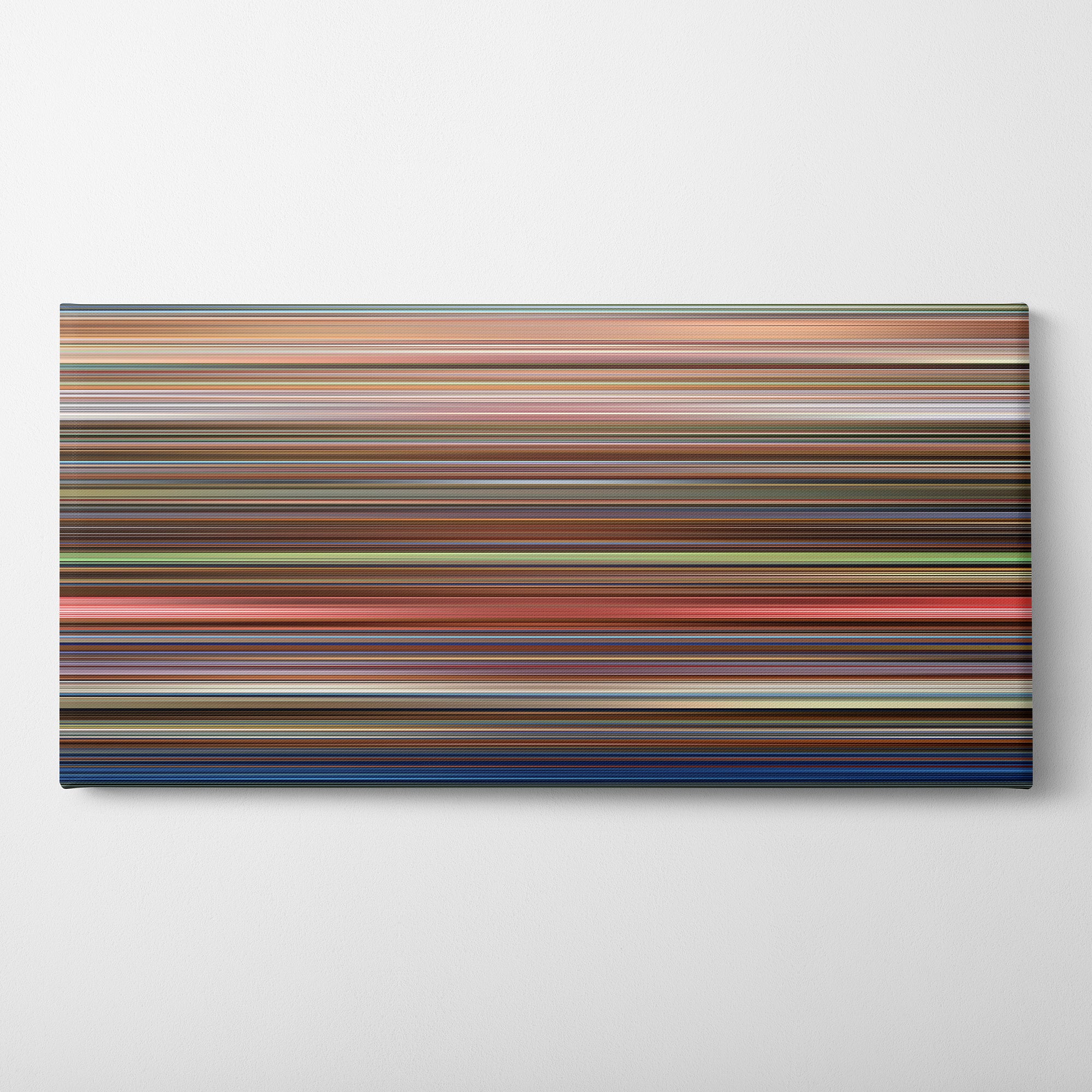 The Shining (1980) CineSpectrum Color Spectrum Canvas Print - Horizontal on Wall