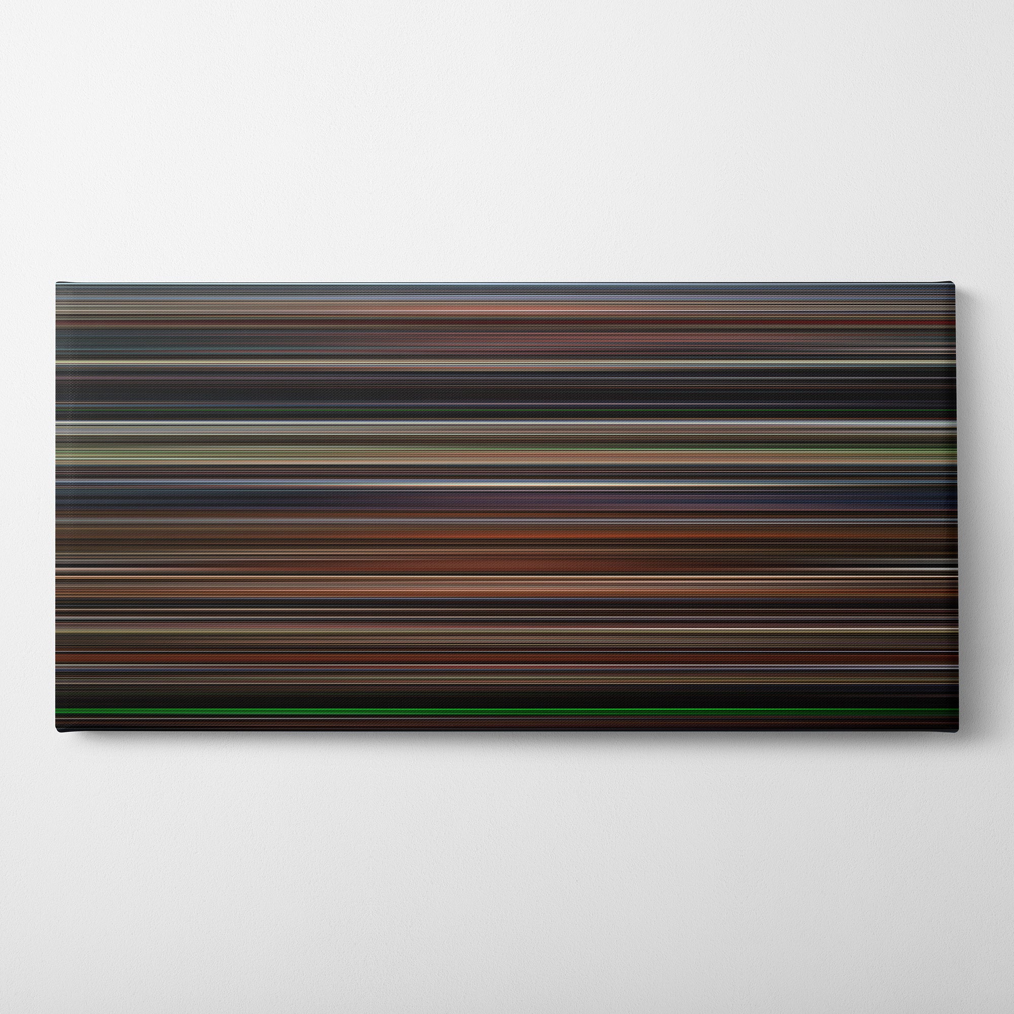 The Silence of the Lambs (1991) CineSpectrum Color Spectrum Canvas Print - Horizontal on Wall