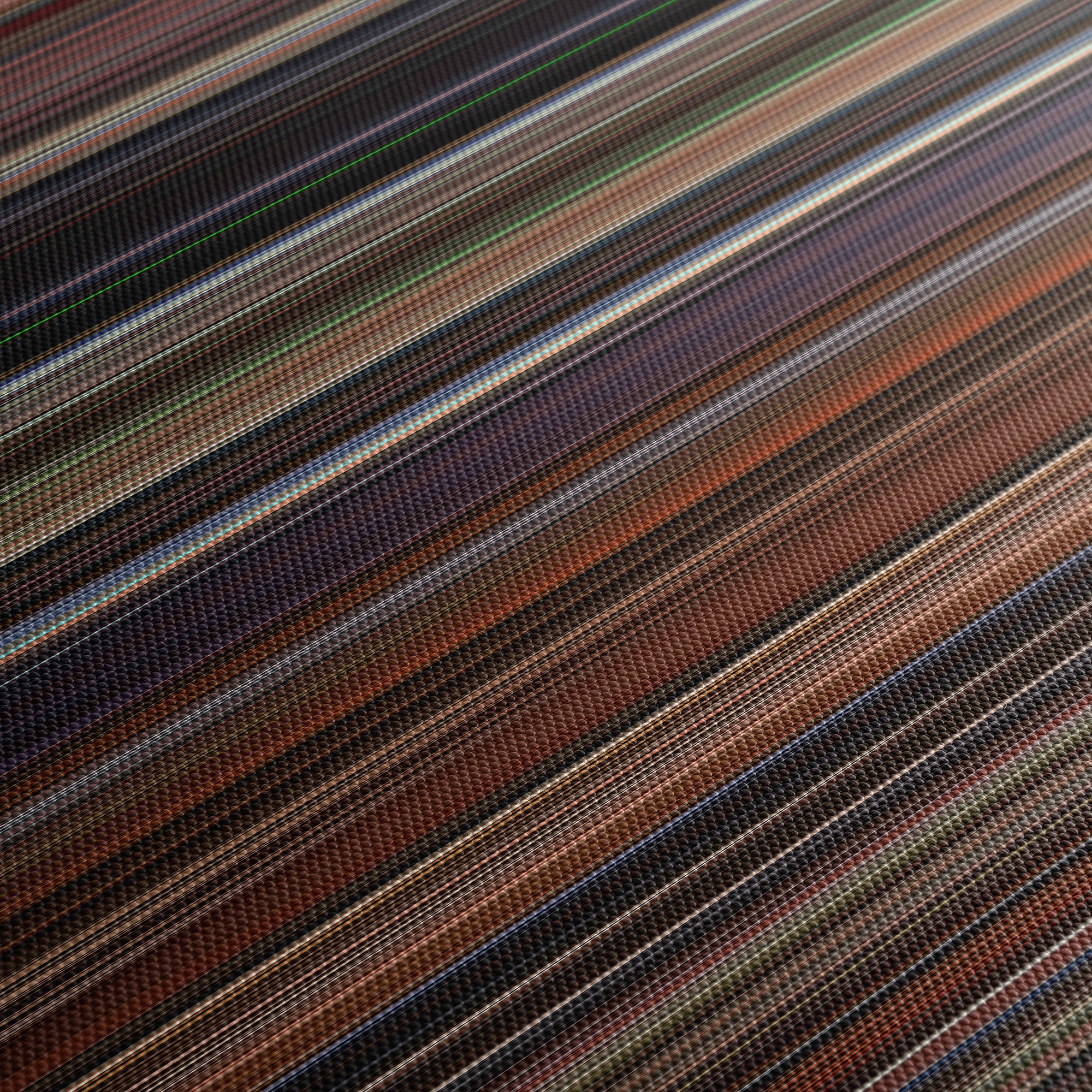 The Silence of the Lambs (1991) CineSpectrum Color Spectrum Canvas Print - Close Up of Middle of Print
