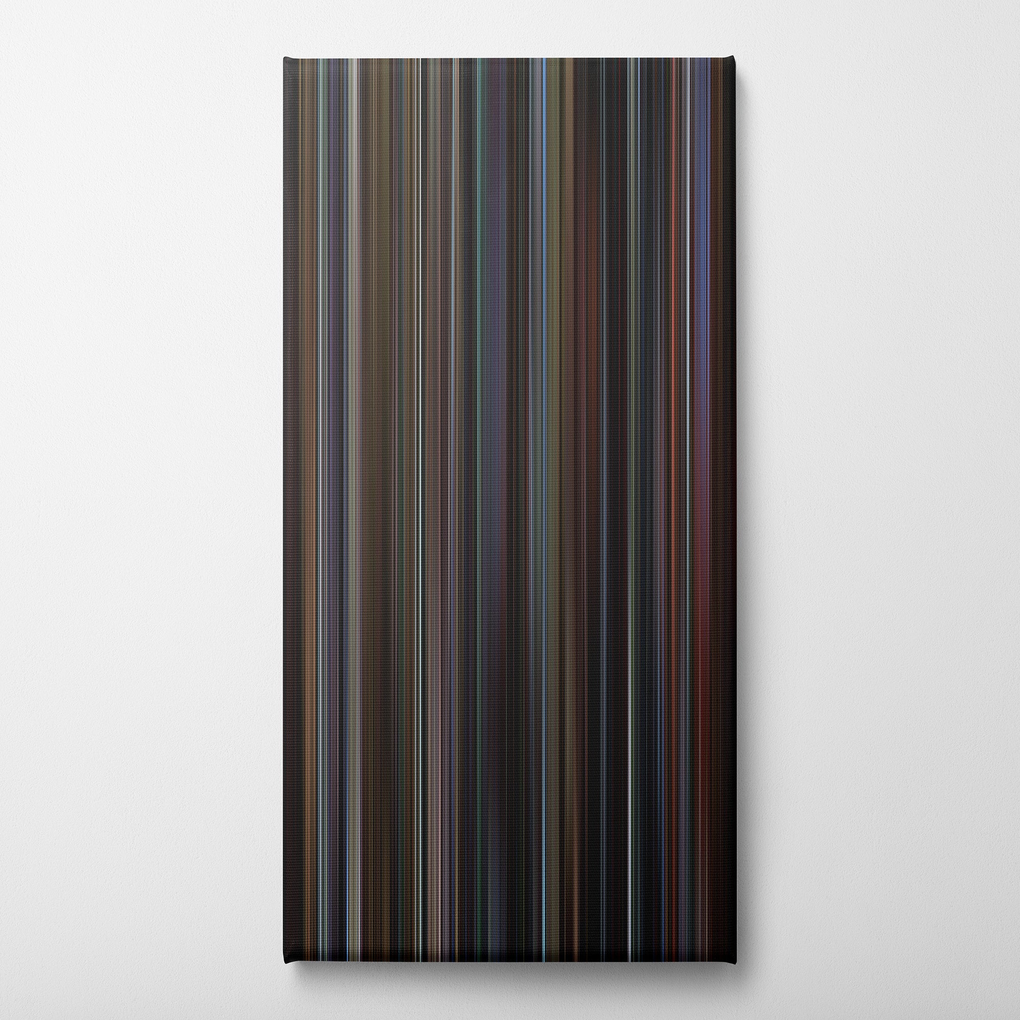 The Sixth Sense (1999) CineSpectrum Color Spectrum Canvas Print - Vertical on Wall