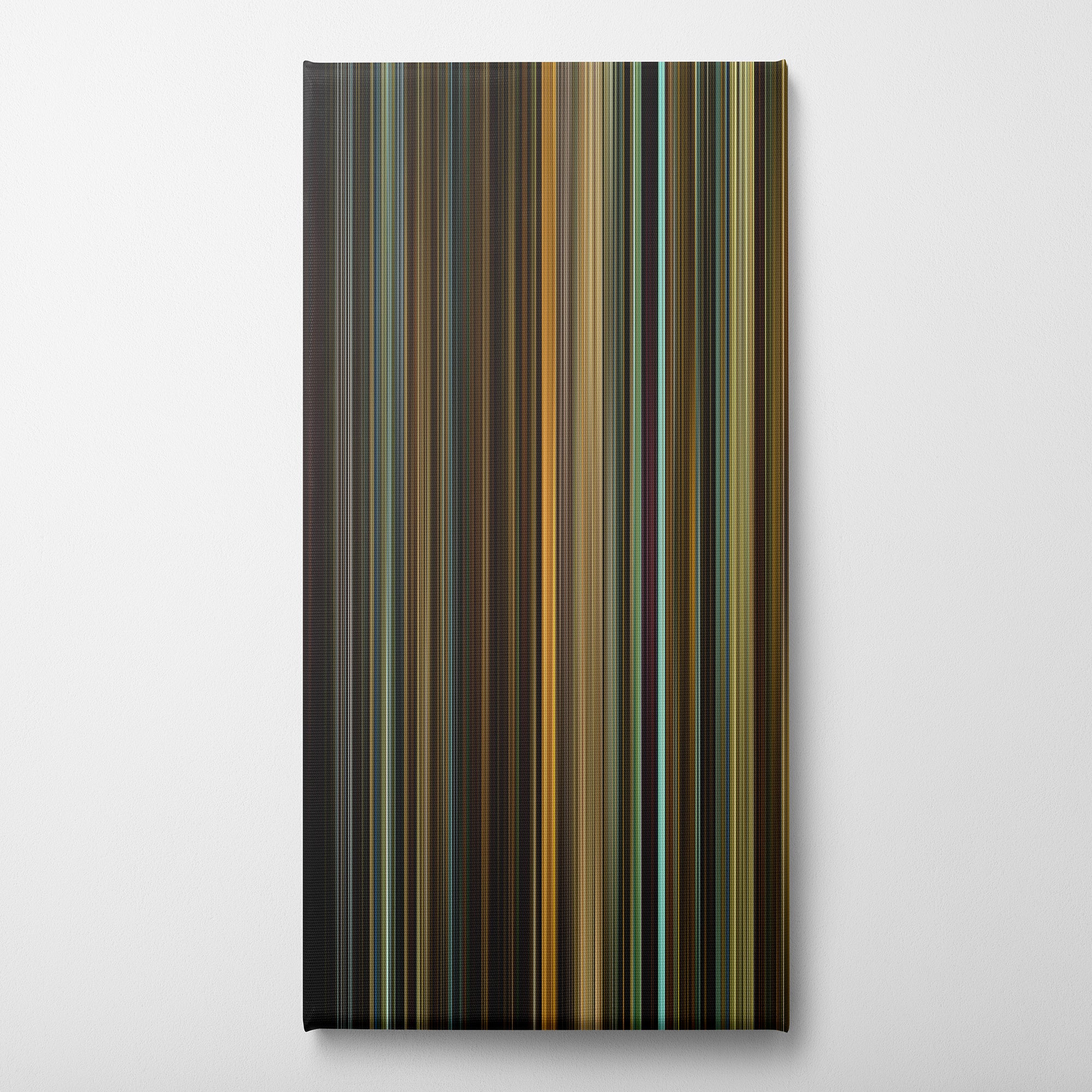 The Social Network (2010) CineSpectrum Color Spectrum Canvas Print - Vertical on Wall