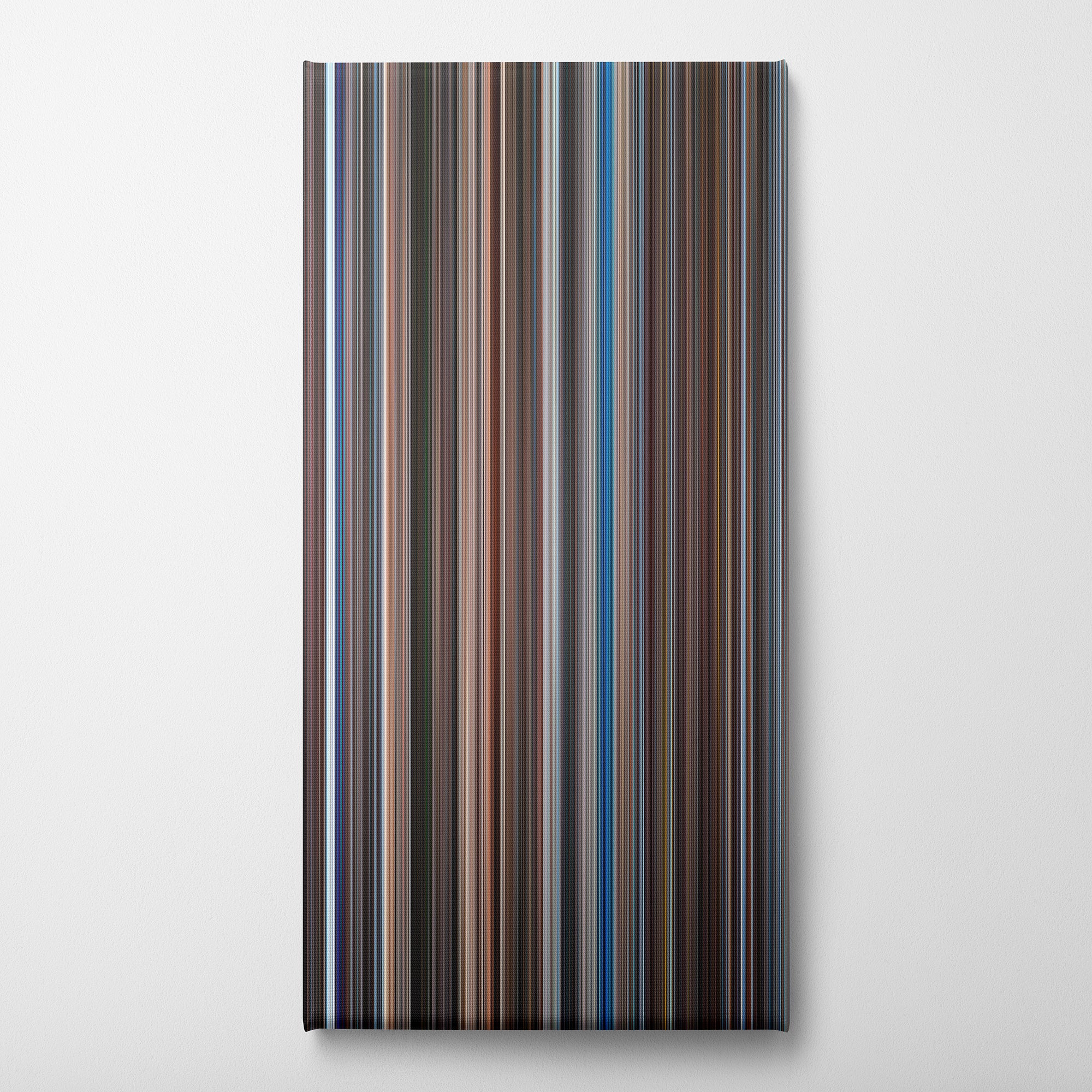 The Spy Who Loved Me (1977) CineSpectrum Color Spectrum Canvas Print - Vertical on Wall