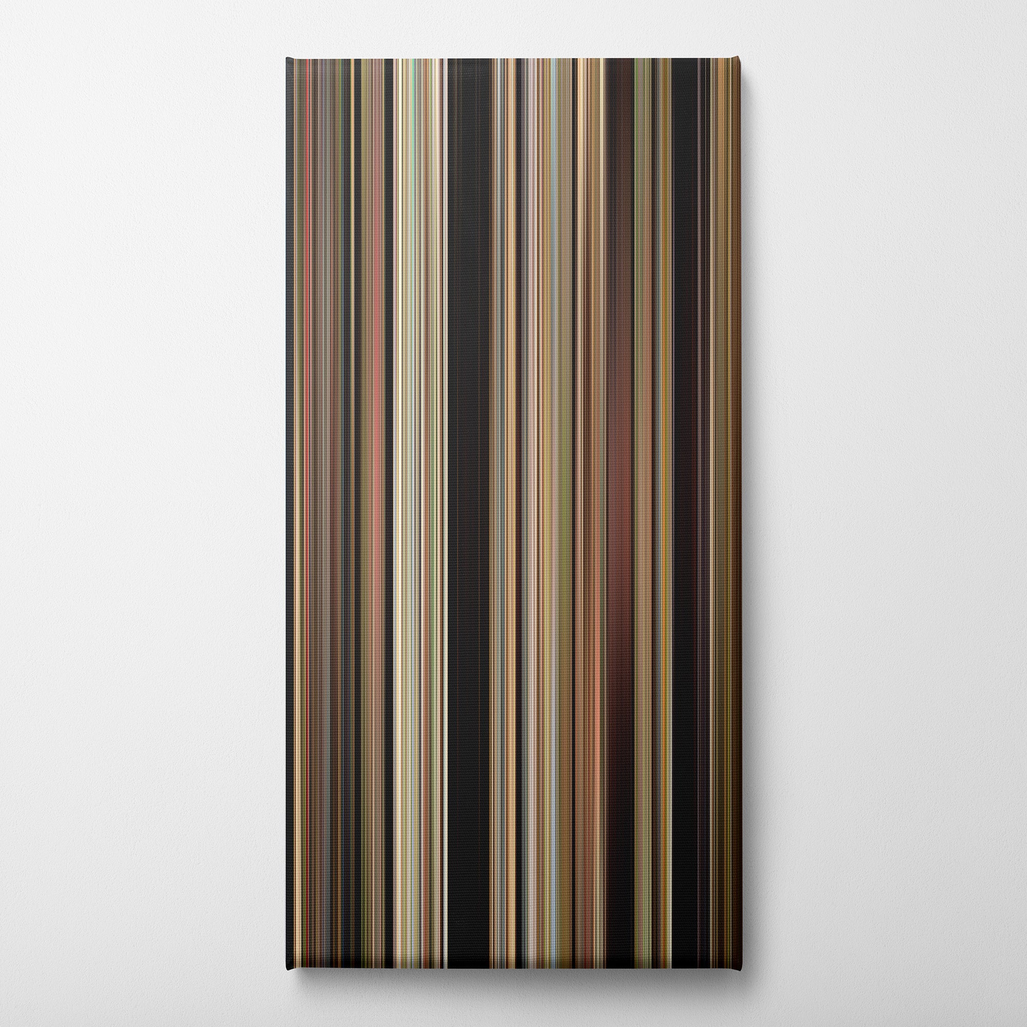 The Straight Story (1999) CineSpectrum Color Spectrum Canvas Print - Vertical on Wall