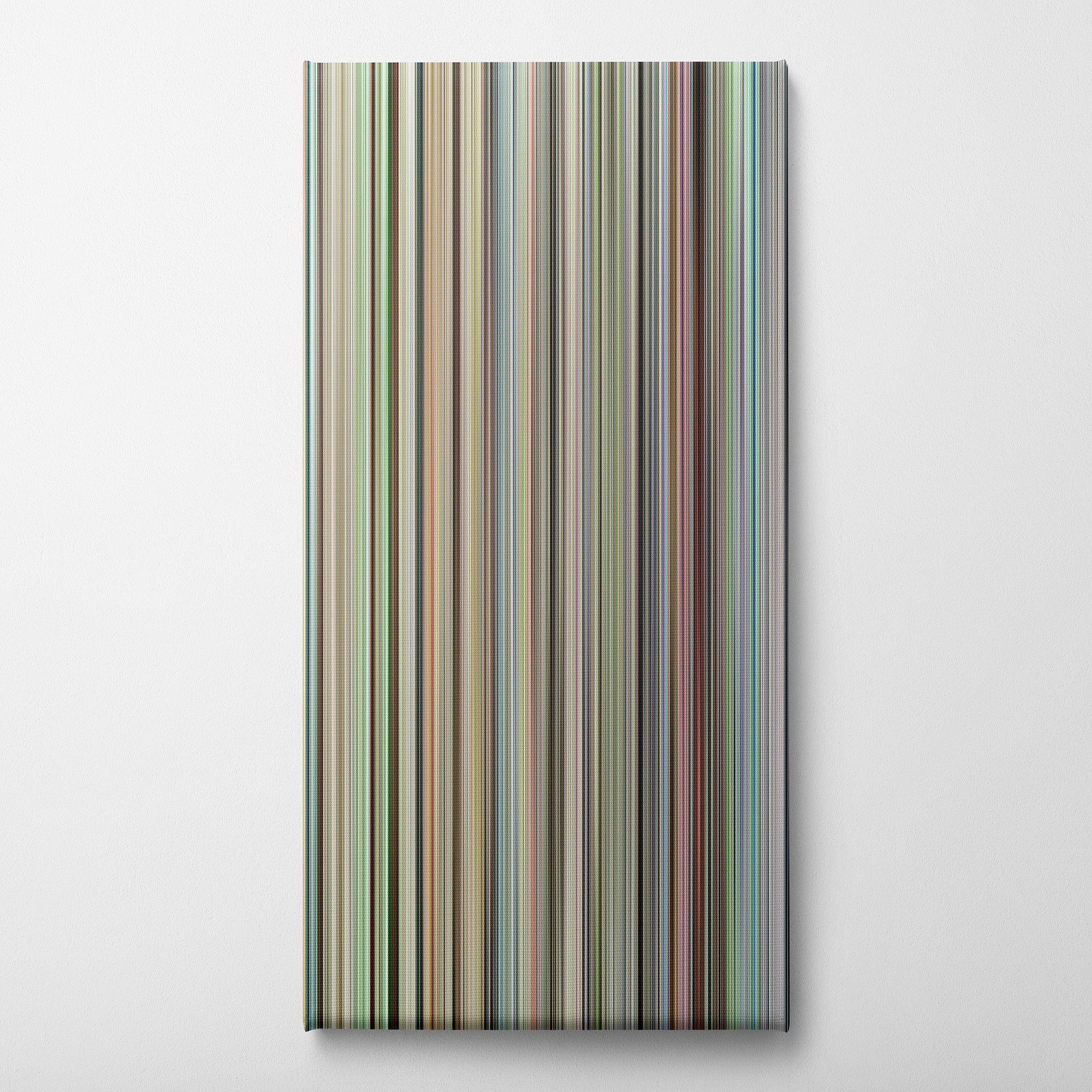 The Tale of the Princess Kaguya (2013) CineSpectrum Color Spectrum Canvas Print - Vertical on Wall