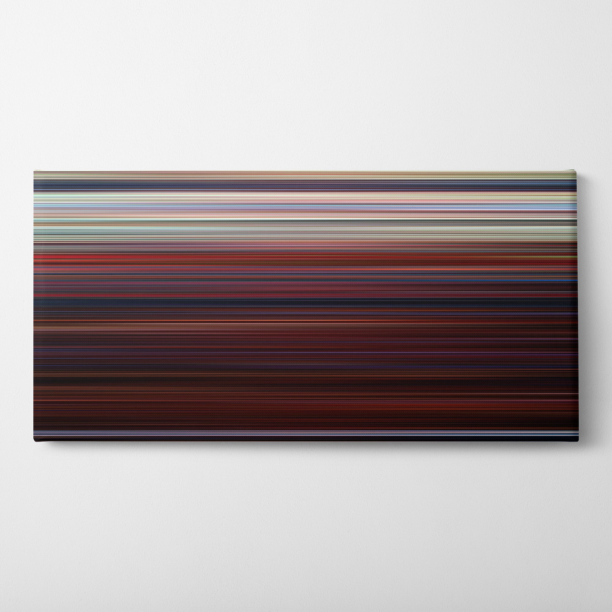The Texas Chainsaw Massacre 2 (1986) CineSpectrum Color Spectrum Canvas Print - Horizontal on Wall