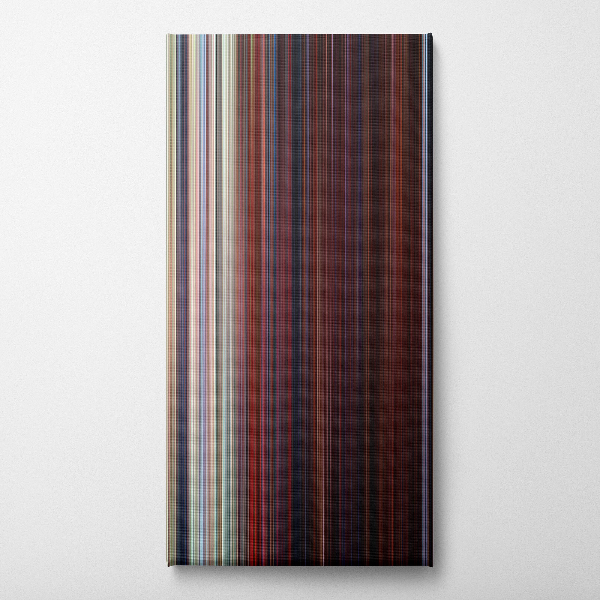 The Texas Chainsaw Massacre 2 (1986) CineSpectrum Color Spectrum Canvas Print - Vertical on Wall