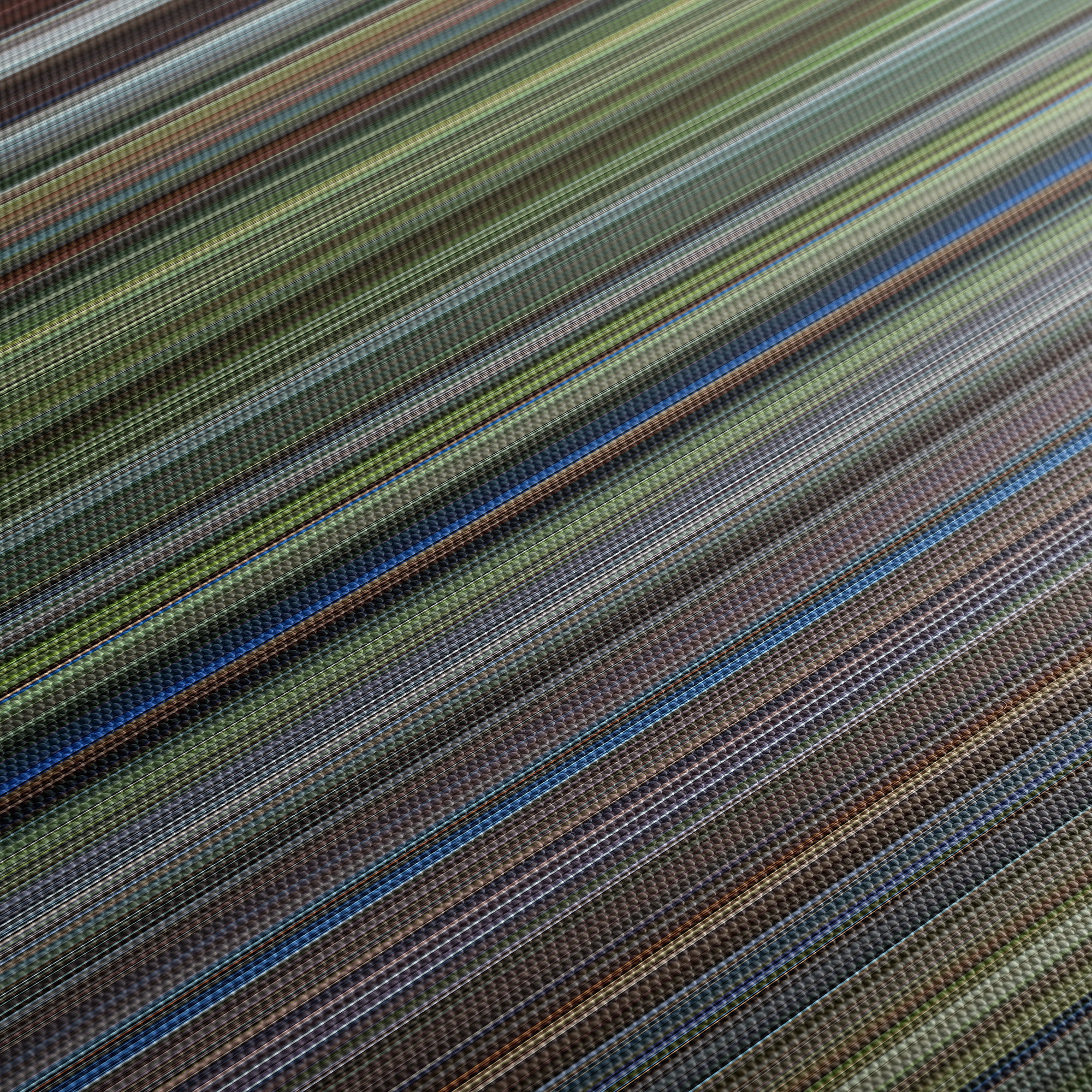 The Thin Red Line (1998) CineSpectrum Color Spectrum Canvas Print - Close Up of Middle of Print