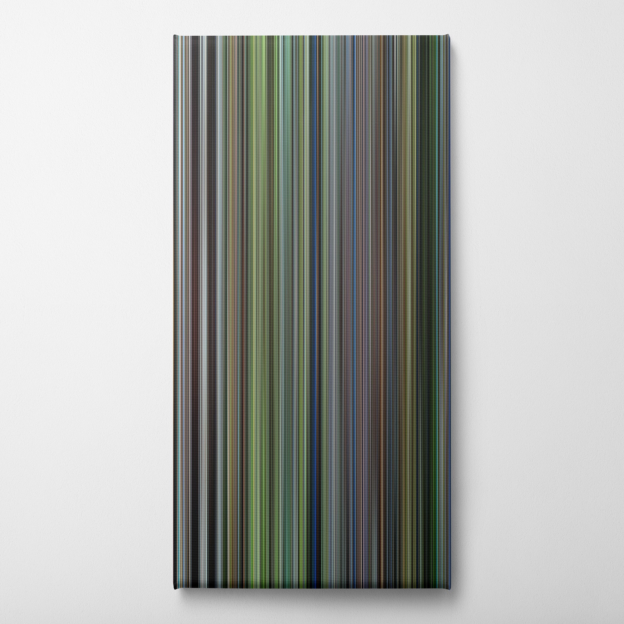 The Thin Red Line (1998) CineSpectrum Color Spectrum Canvas Print - Vertical on Wall
