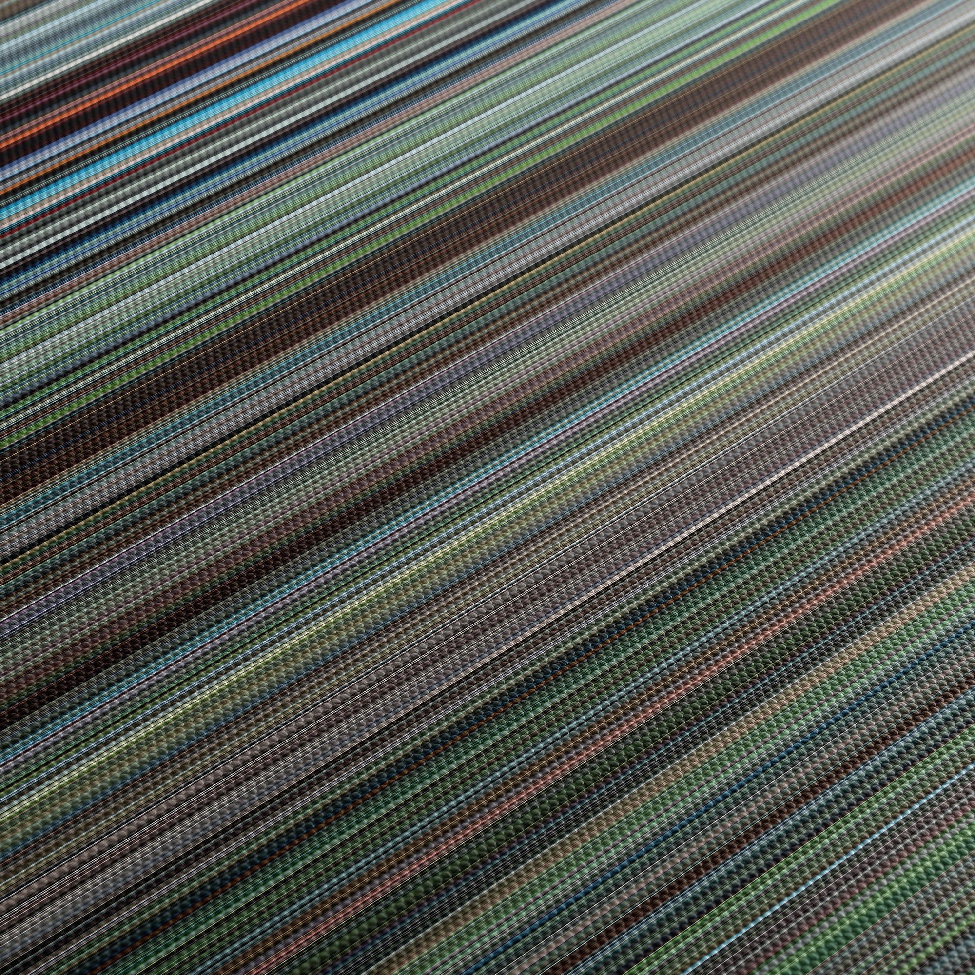 The Tree of Life (2011) CineSpectrum Color Spectrum Canvas Print - Close Up of Middle of Print