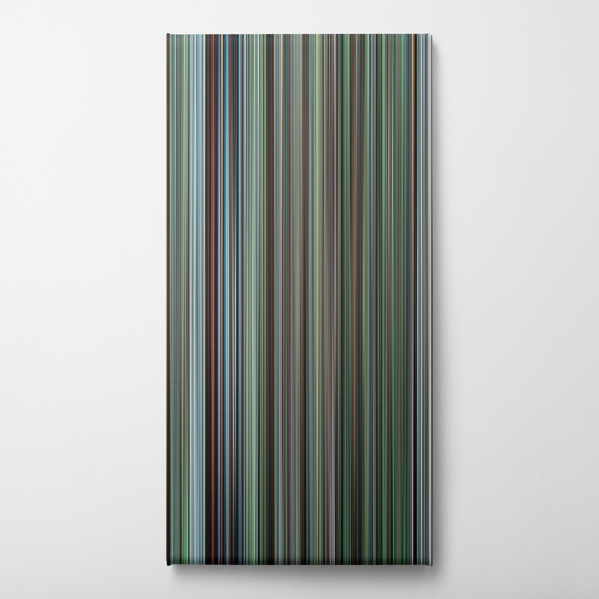 The Tree of Life (2011) CineSpectrum Color Spectrum Canvas Print - Vertical on Wall