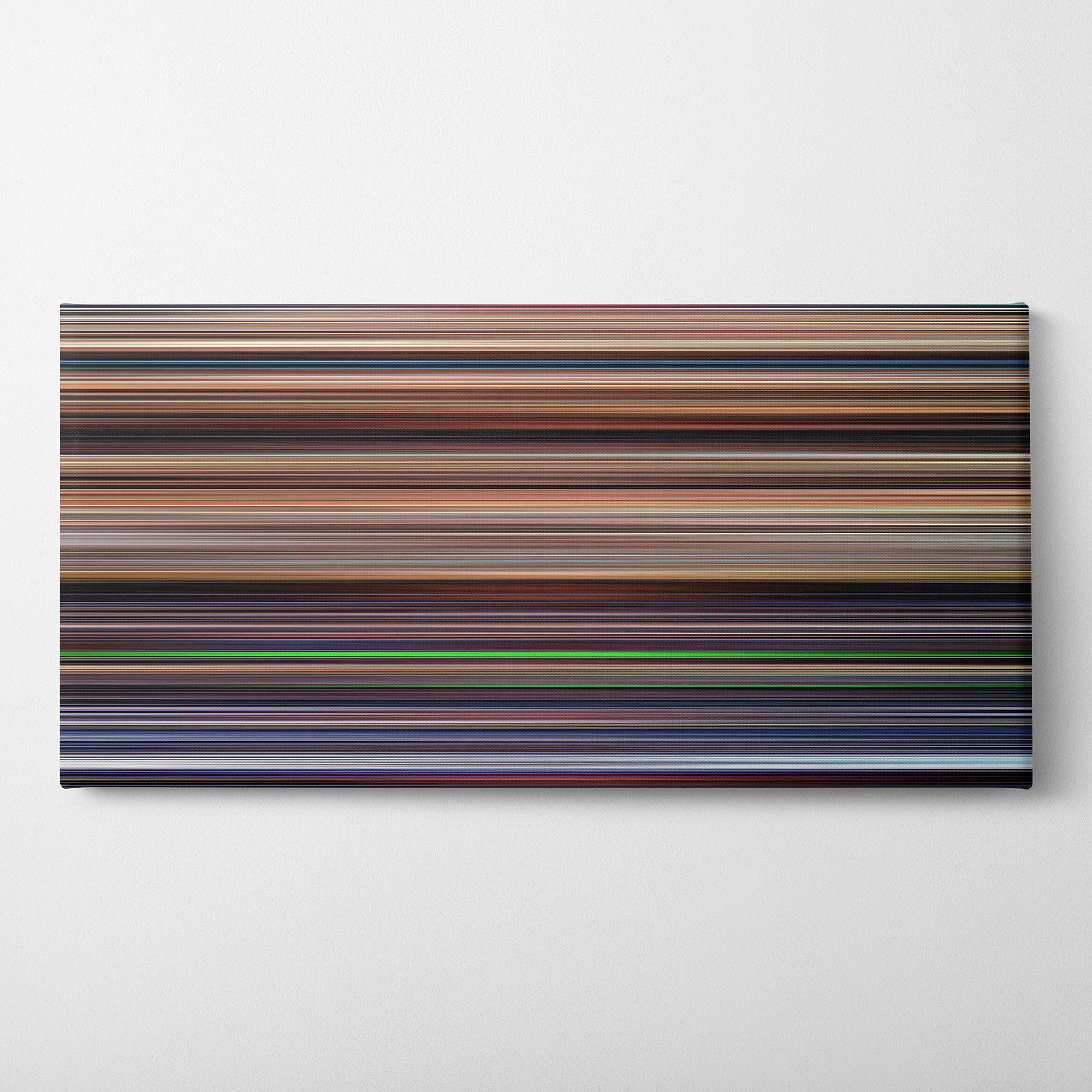 The Truman Show (1998) CineSpectrum Color Spectrum Canvas Print - Horizontal on Wall