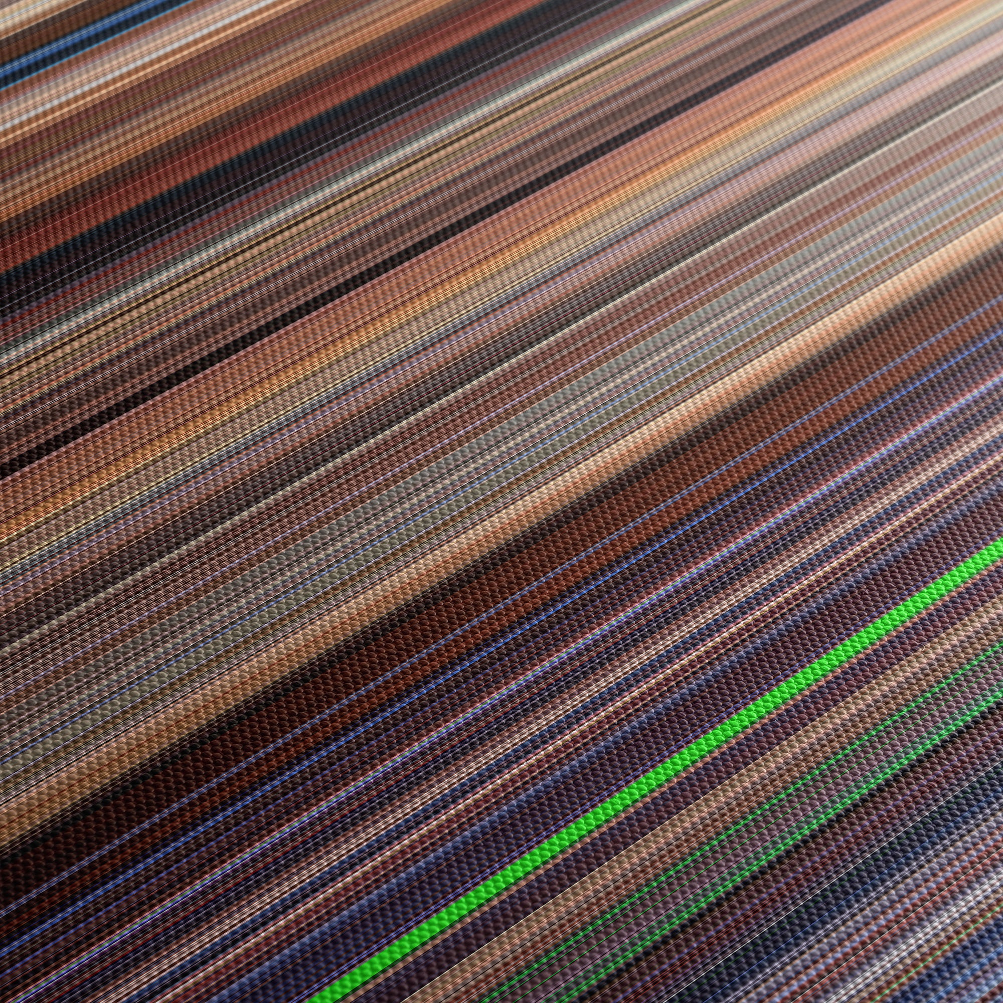 The Truman Show (1998) CineSpectrum Color Spectrum Canvas Print - Close Up of Middle of Print