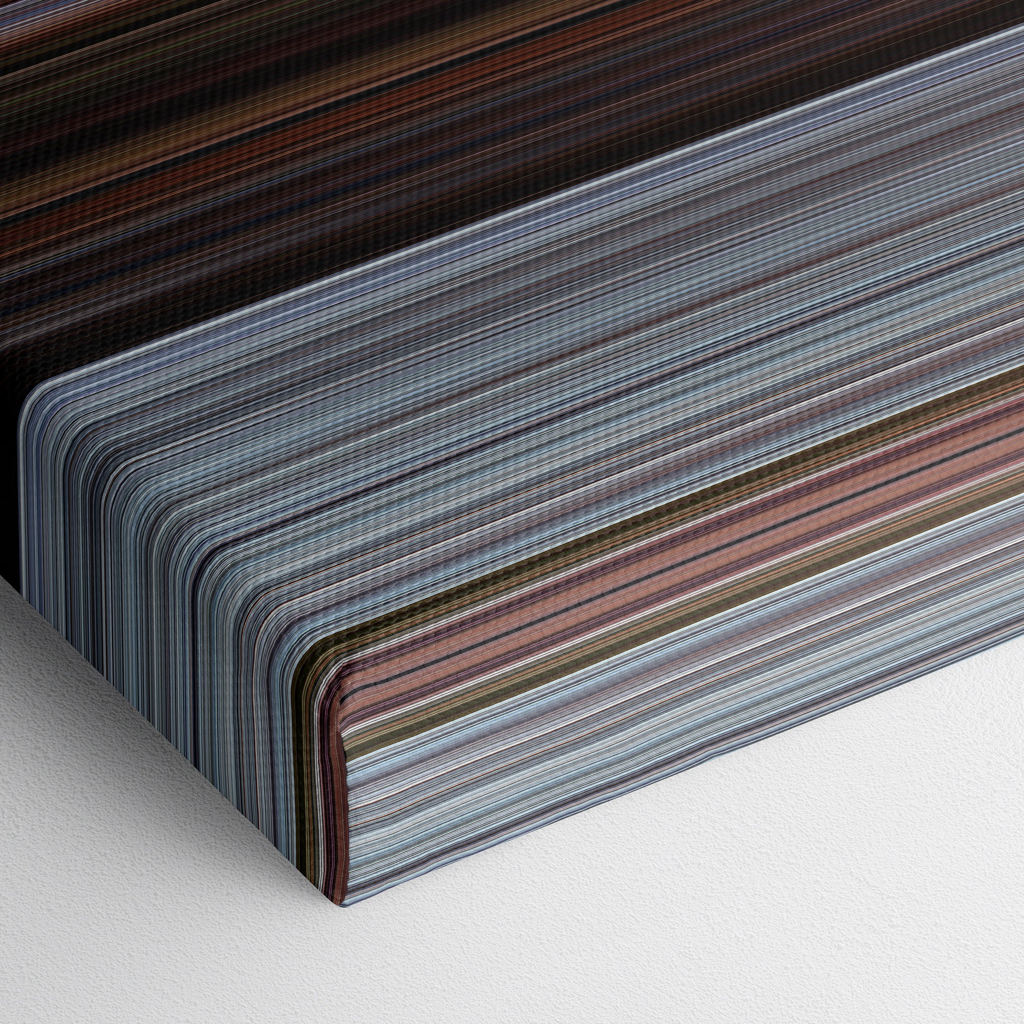 The Twilight Saga - Breaking Dawn Part 2 (2012) CineSpectrum Color Spectrum Canvas Print - Close Up of Bottom of Print