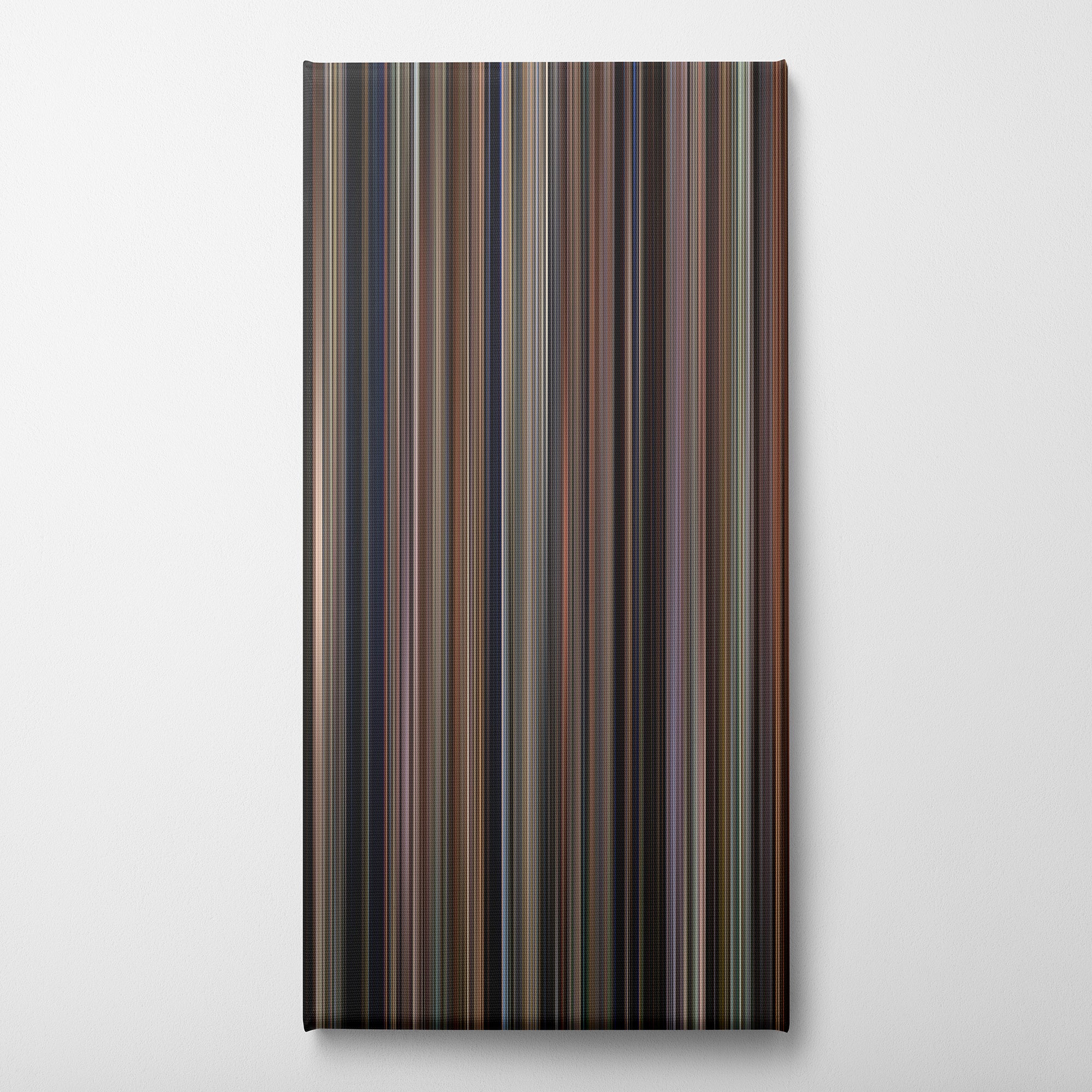 The Untouchables (1987) CineSpectrum Color Spectrum Canvas Print - Vertical on Wall
