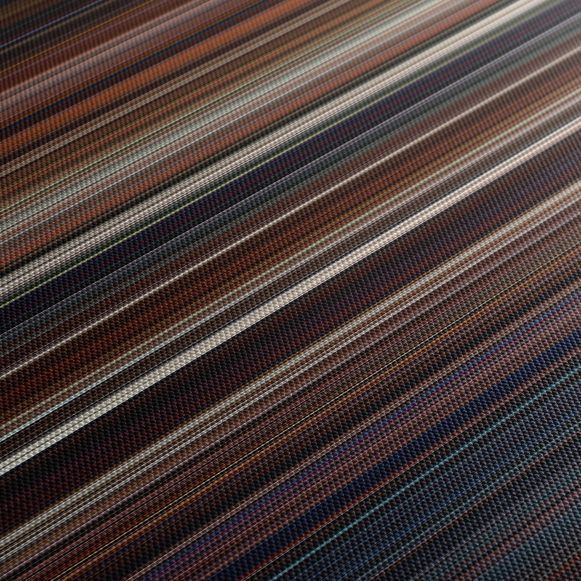 The Wolverine (2013) CineSpectrum Color Spectrum Canvas Print - Close Up of Middle of Print