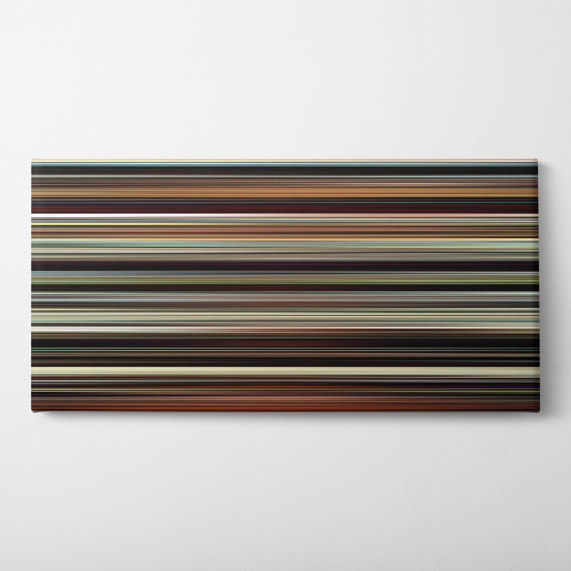 The Wrestler (2008) CineSpectrum Color Spectrum Canvas Print - Horizontal on Wall