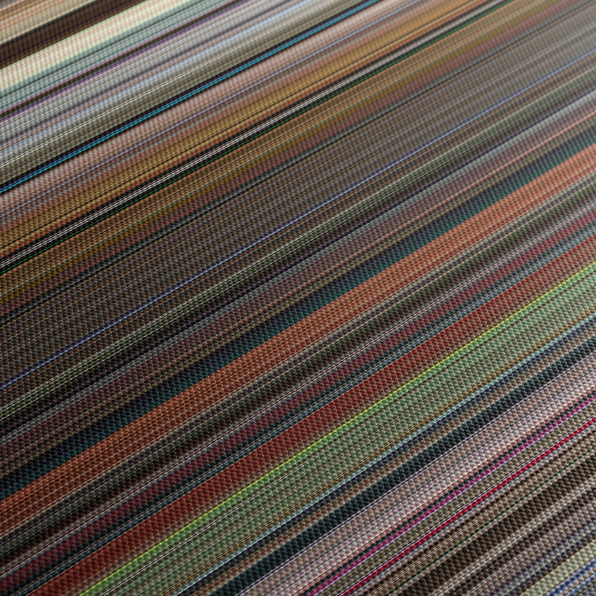 Thor - Ragnarok (2017) CineSpectrum Color Spectrum Canvas Print - Close Up of Middle of Print