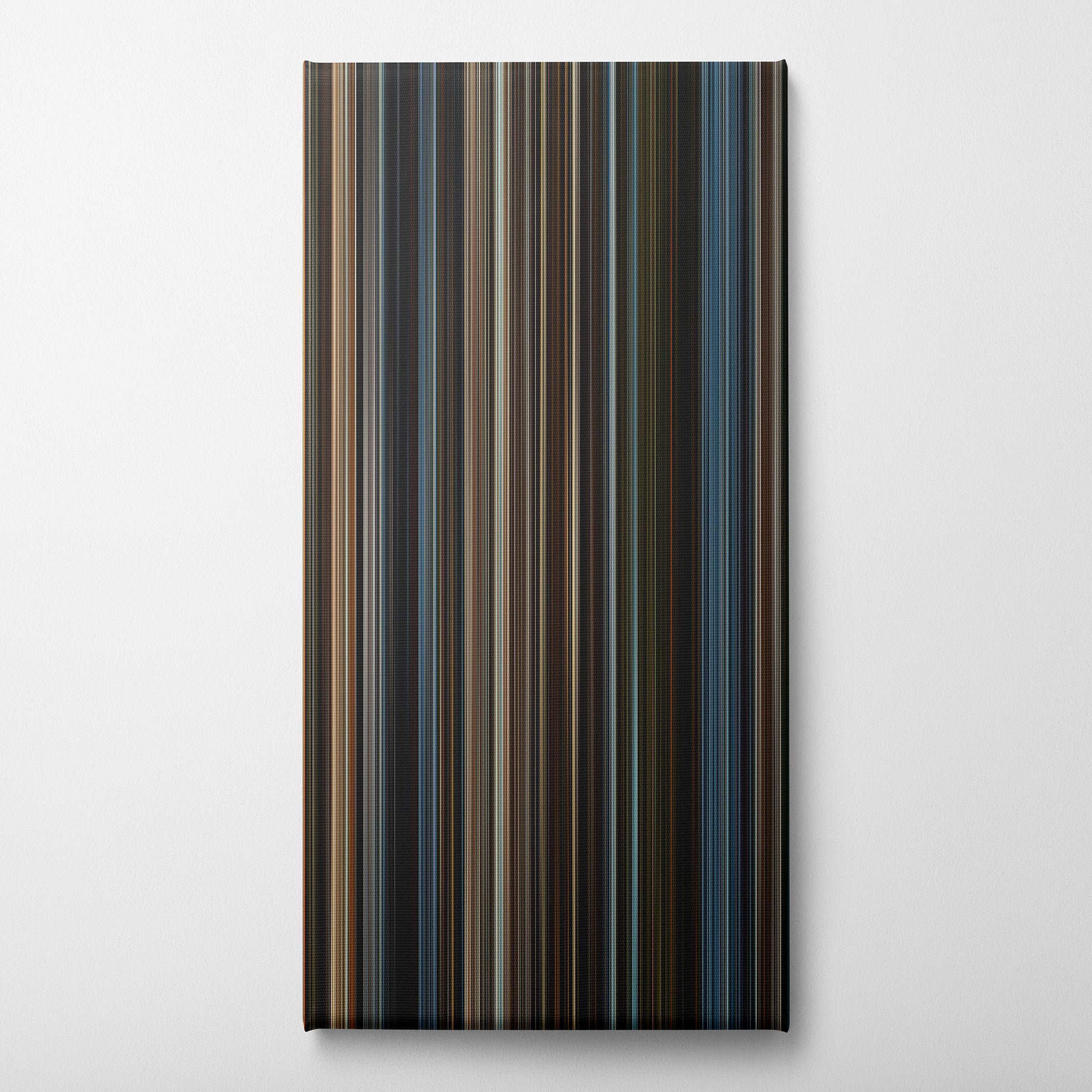 Thor - The Dark World (2013) CineSpectrum Color Spectrum Canvas Print - Vertical on Wall