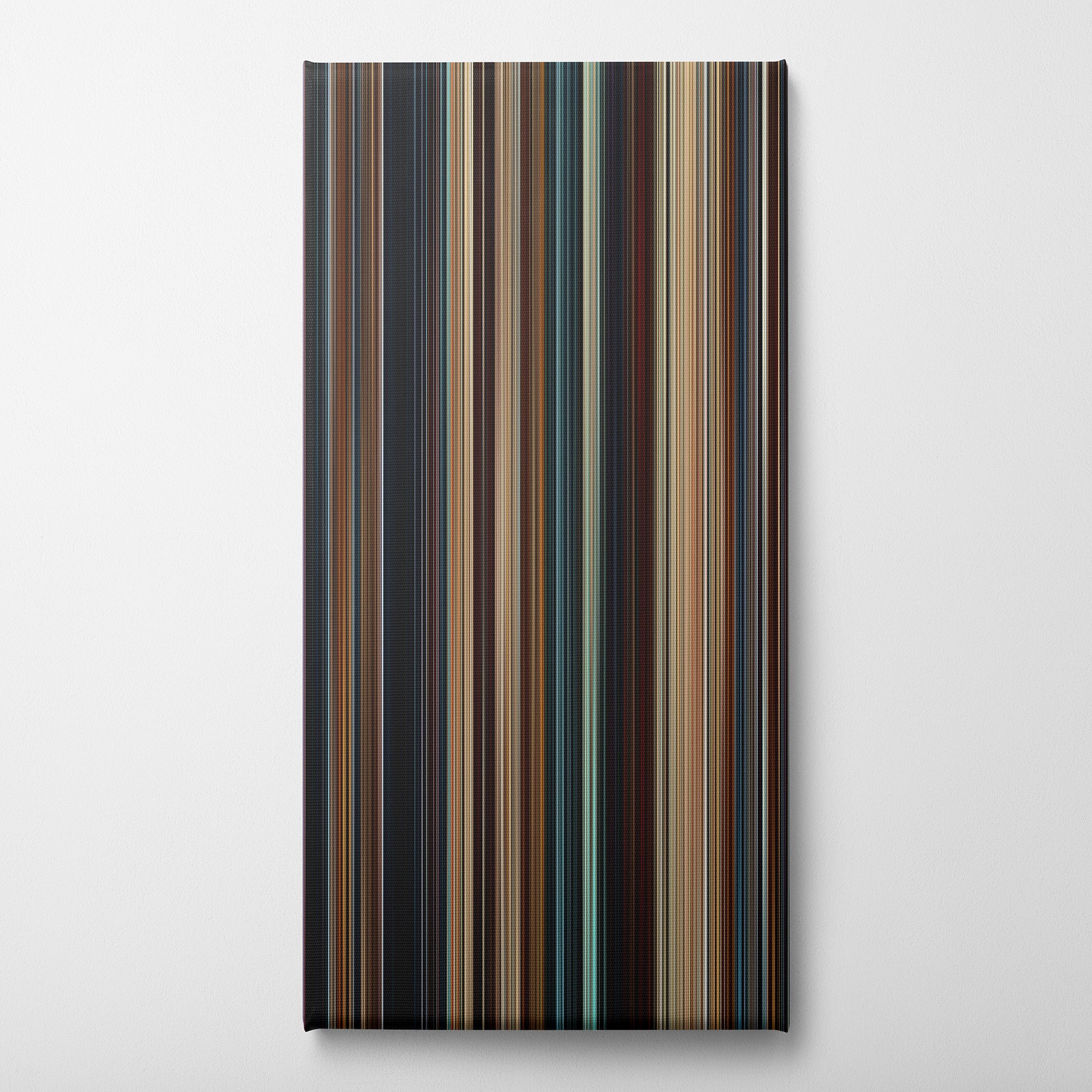 Thor (2011) CineSpectrum Color Spectrum Canvas Print - Vertical on Wall