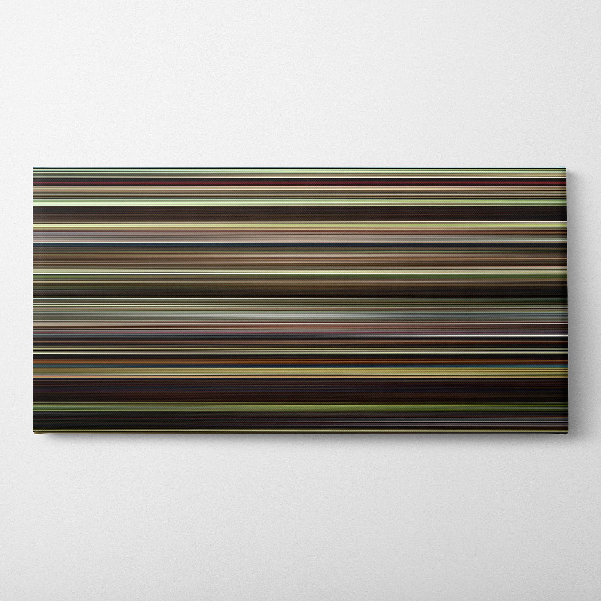 Three Billboards Outside Ebbing, Missouri (2017) CineSpectrum Color Spectrum Canvas Print - Horizontal on Wall