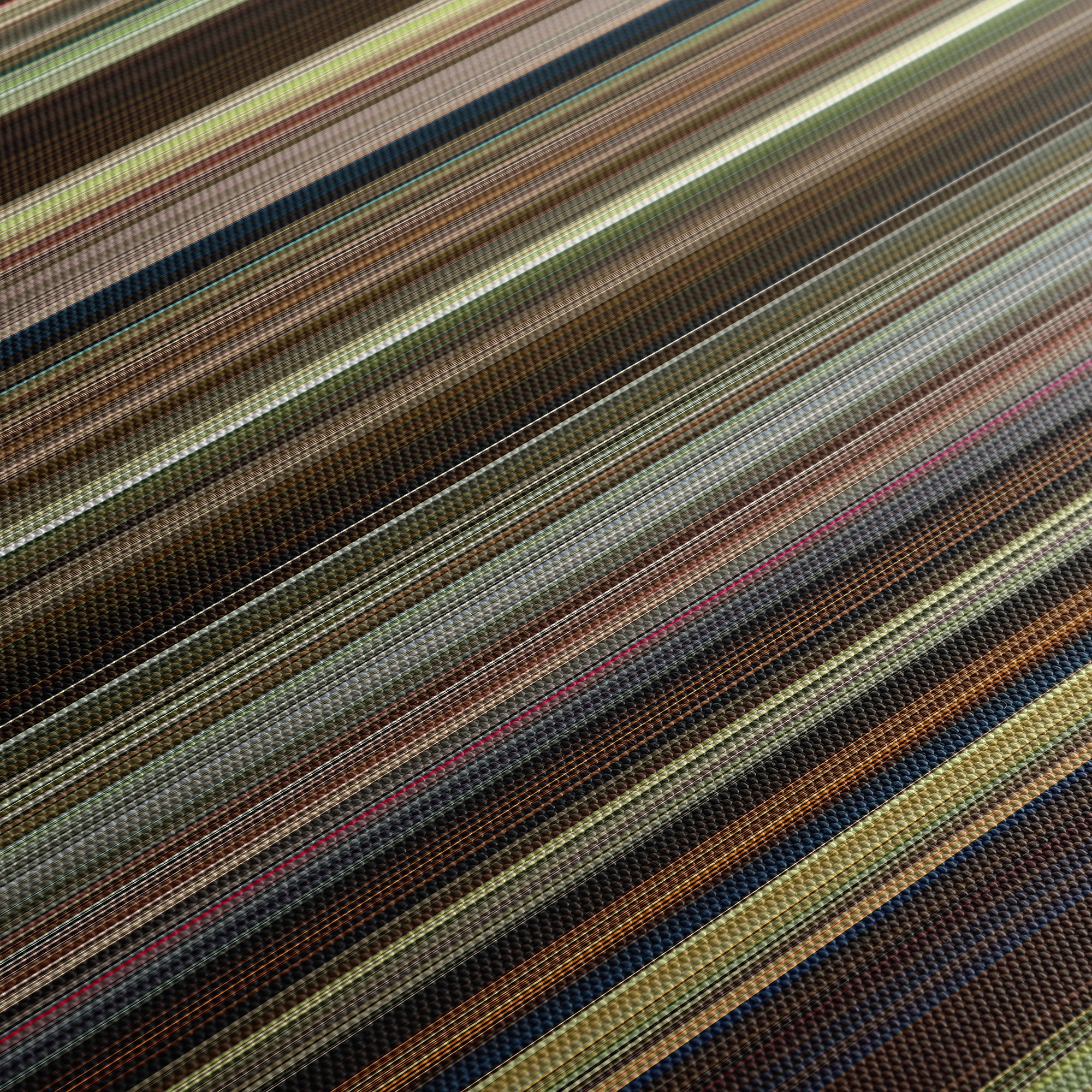 Three Billboards Outside Ebbing, Missouri (2017) CineSpectrum Color Spectrum Canvas Print - Close Up of Middle of Print