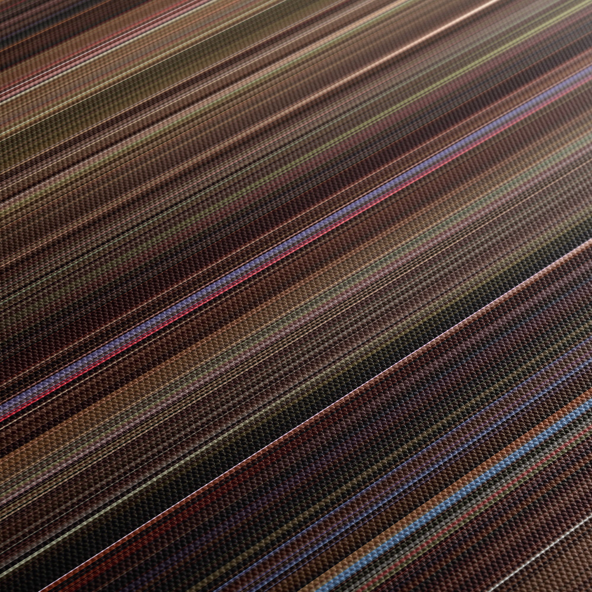 Three Colors Red (1994) CineSpectrum Color Spectrum Canvas Print - Close Up of Middle of Print