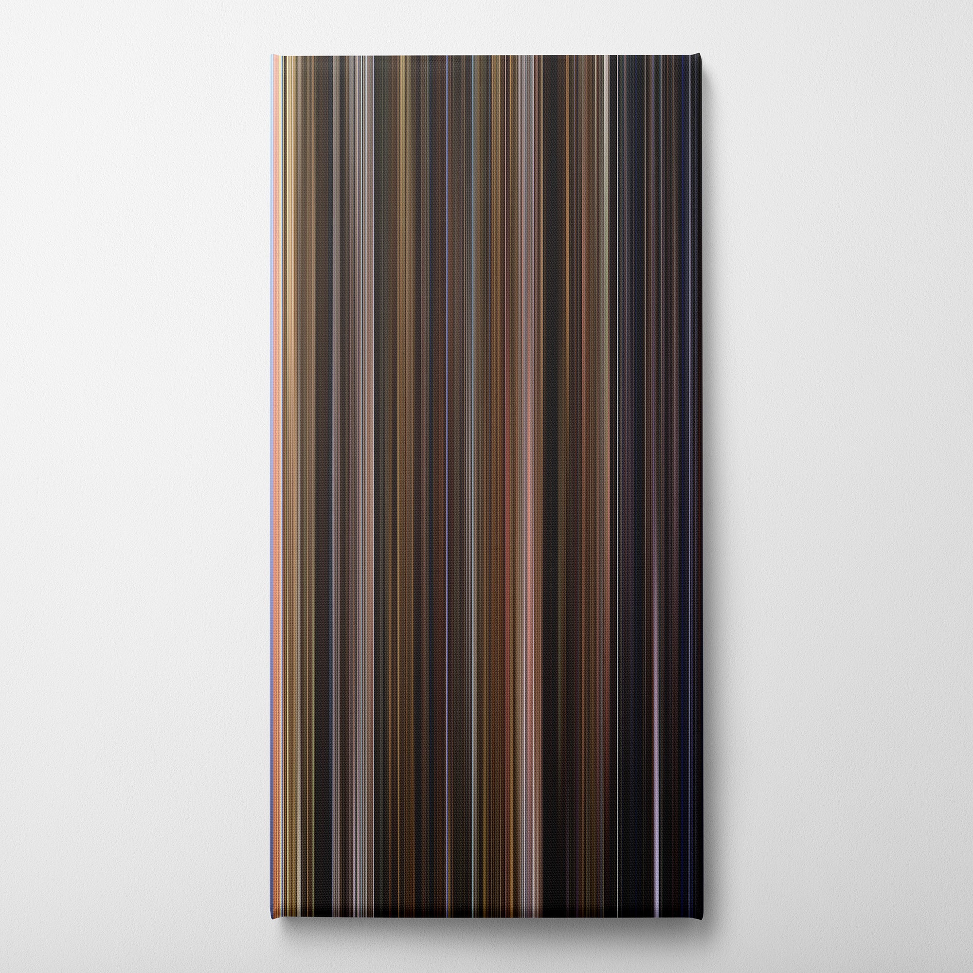 Titanic (1996) CineSpectrum Color Spectrum Canvas Print - Vertical on Wall