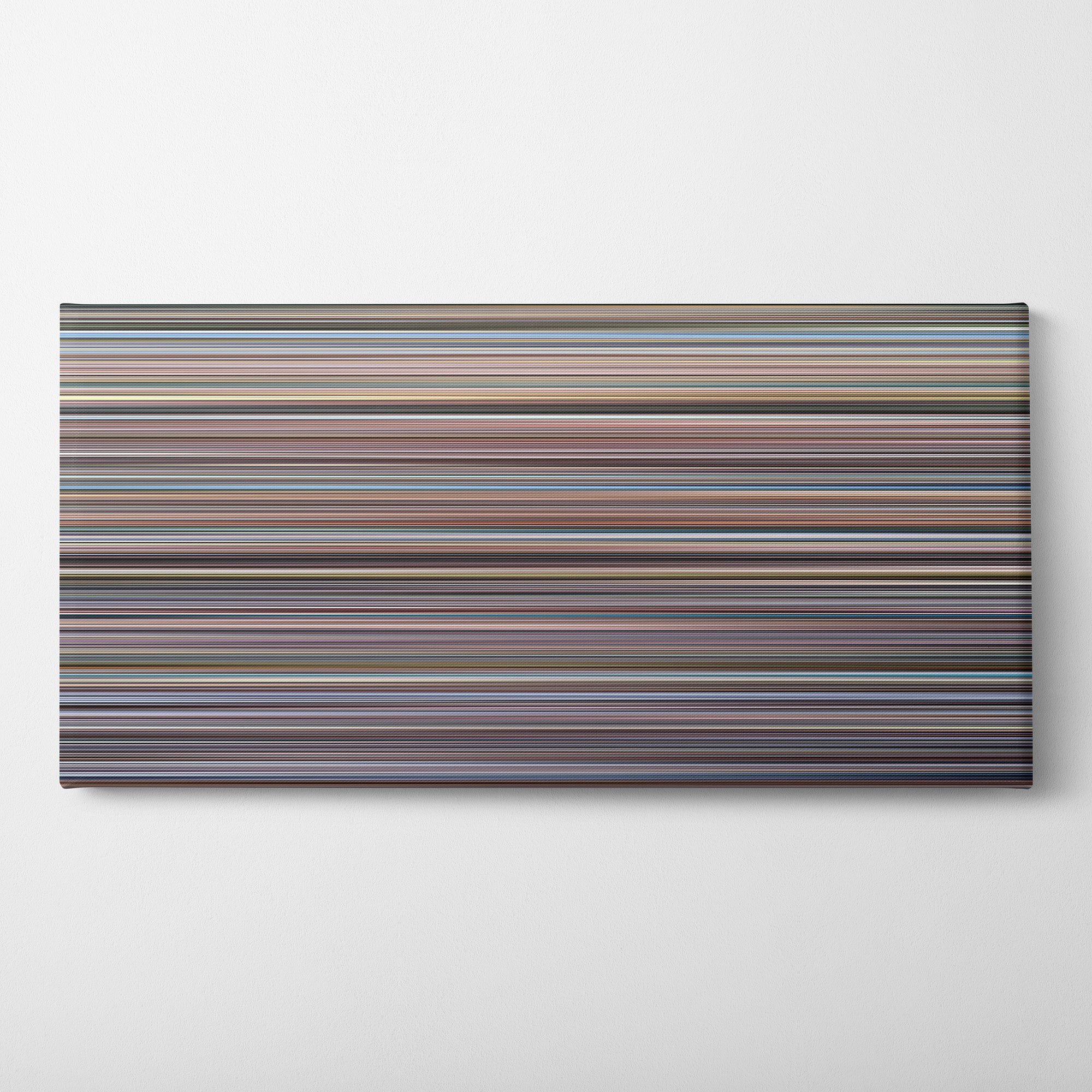 To the Wonder (2012) CineSpectrum Color Spectrum Canvas Print - Horizontal on Wall