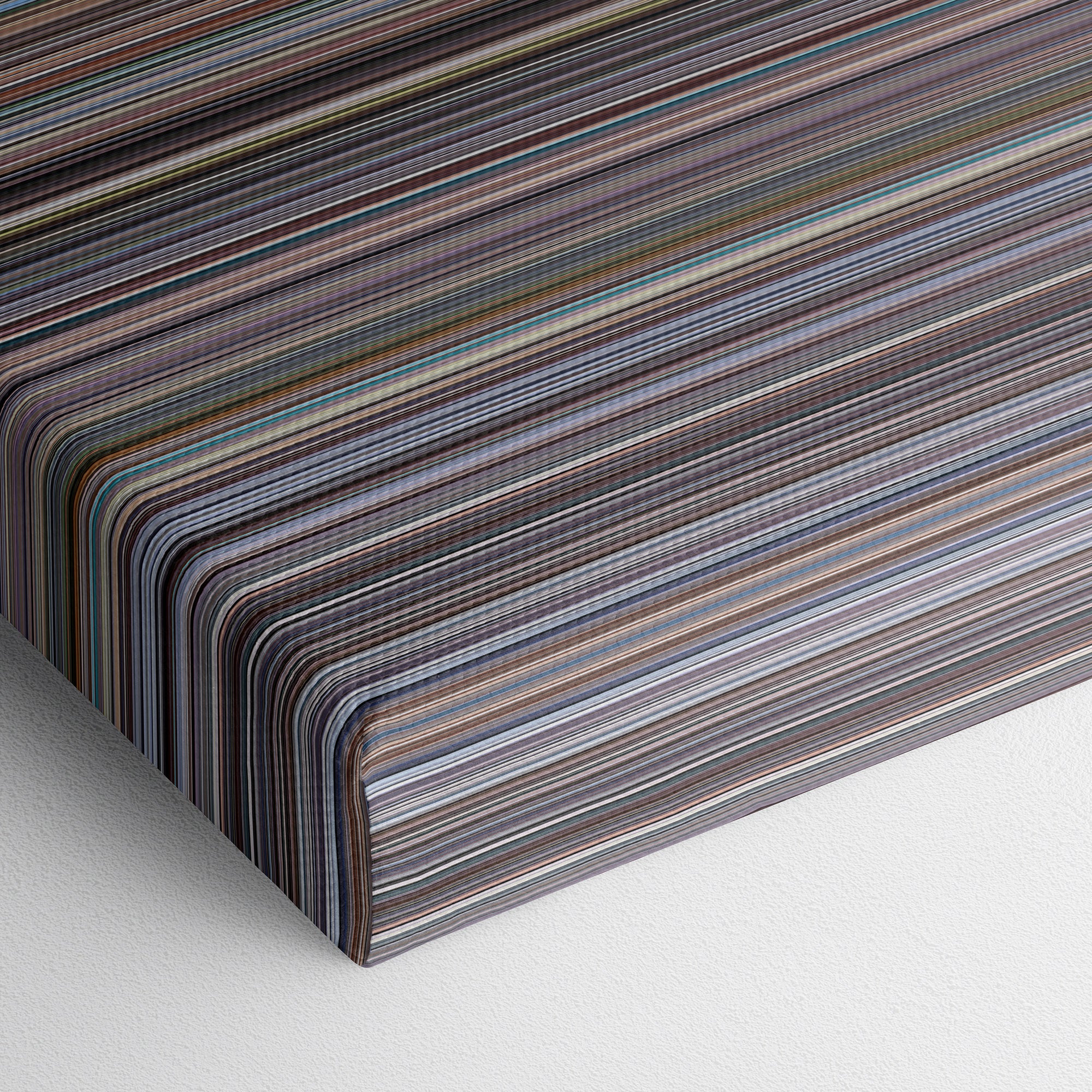To the Wonder (2012) CineSpectrum Color Spectrum Canvas Print - Close Up of Bottom of Print