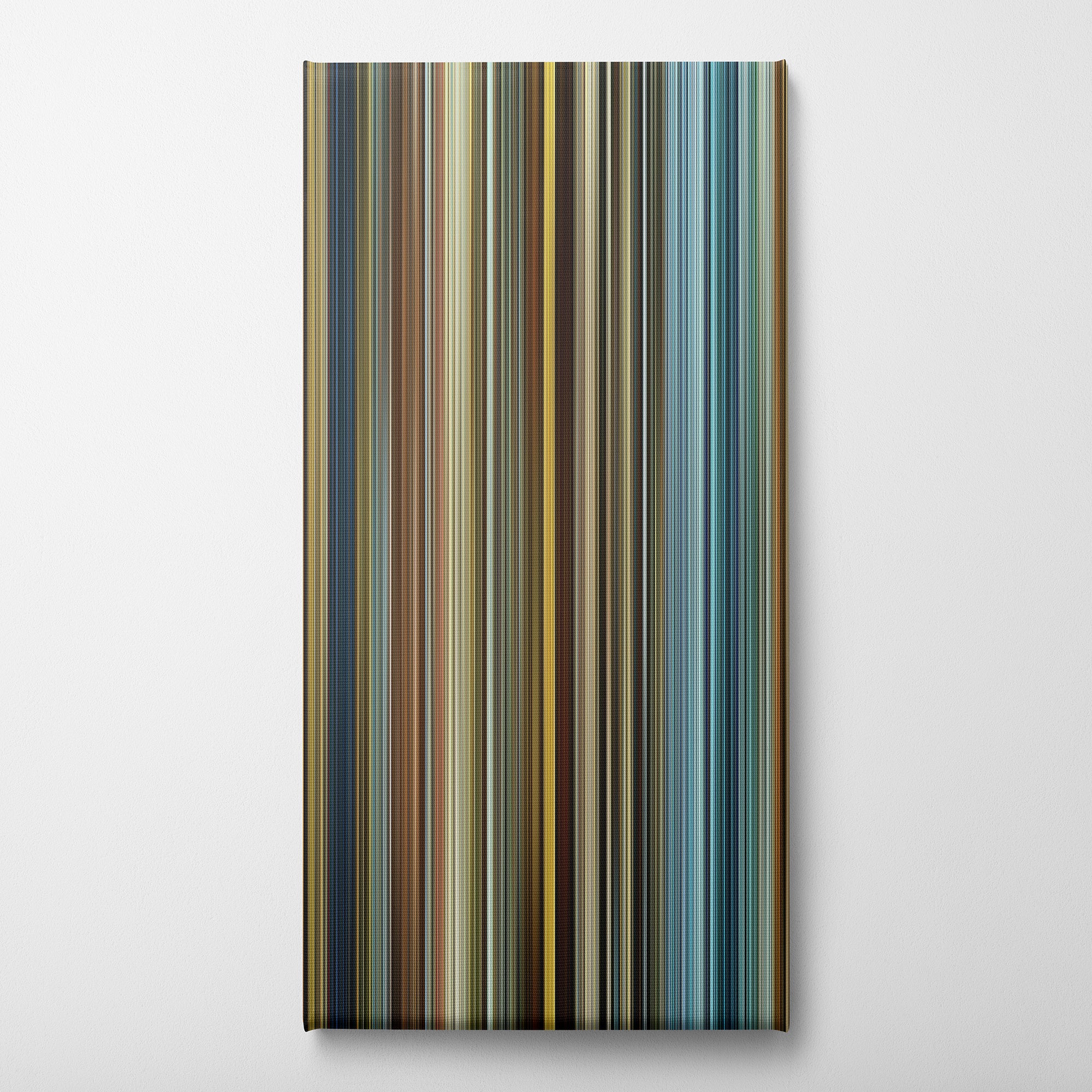 Top Gun Maverick (2022) CineSpectrum Color Spectrum Canvas Print - Vertical on Wall