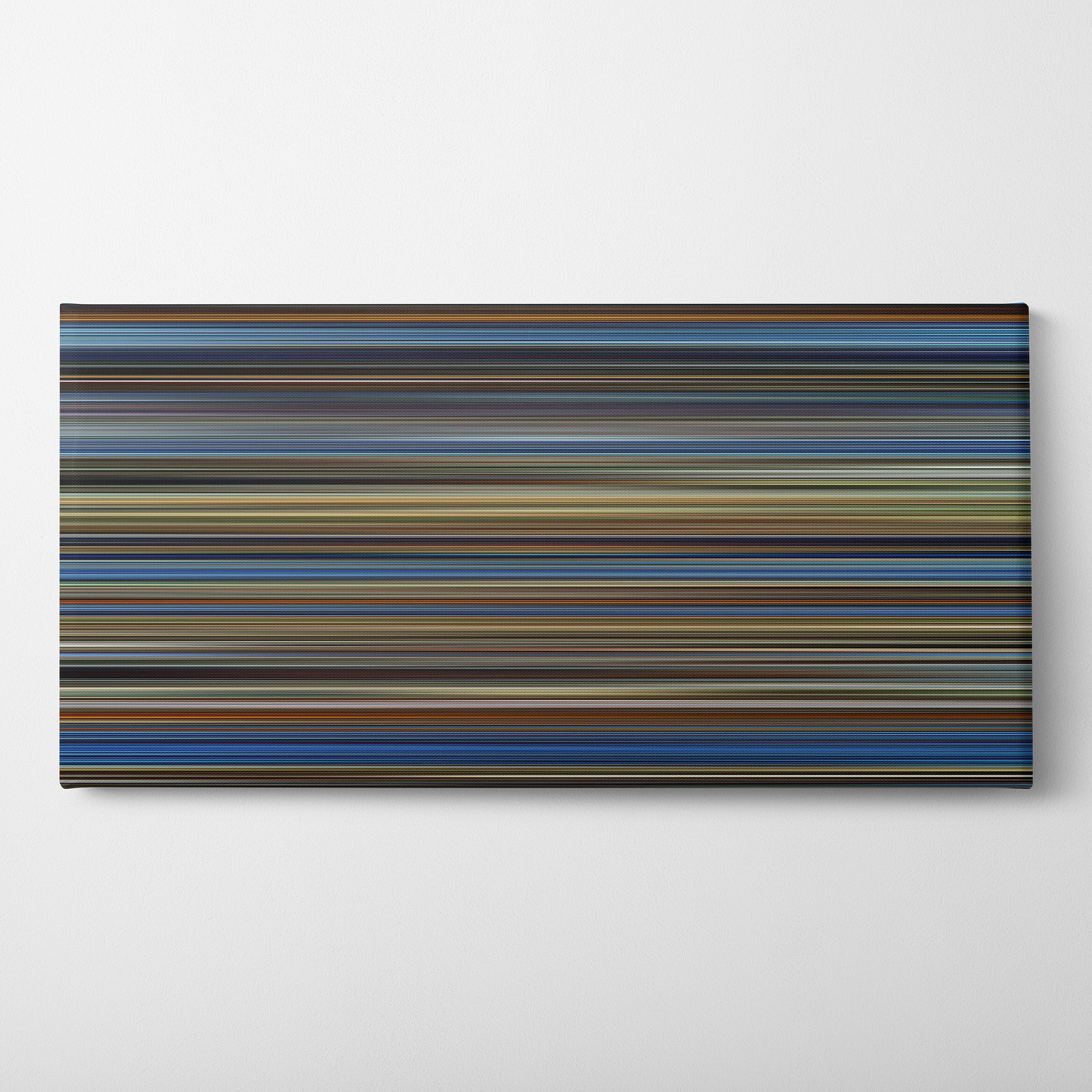 Top Gun (1986) CineSpectrum Color Spectrum Canvas Print - Horizontal on Wall
