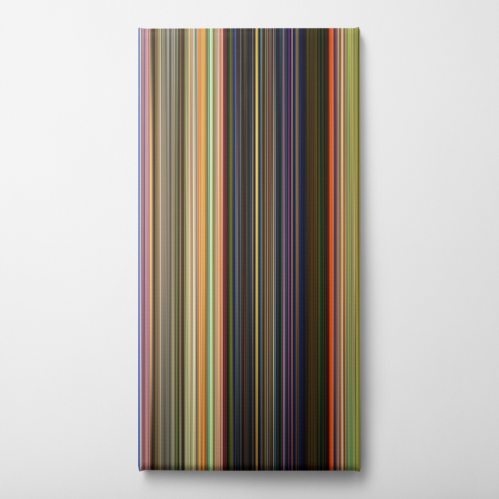 Toy Story 3 (2010) CineSpectrum Color Spectrum Canvas Print - Vertical on Wall