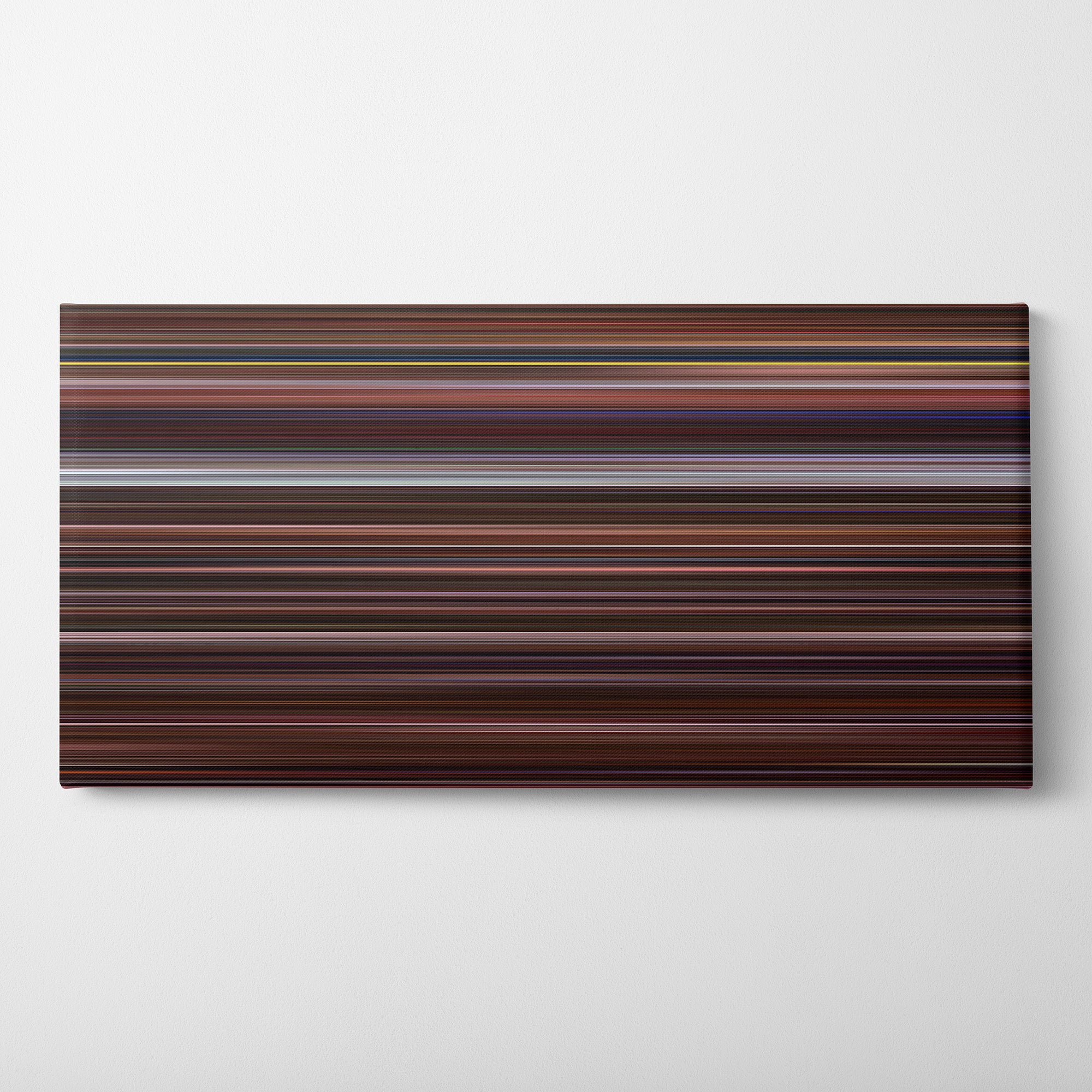 Trainspotting (1996) CineSpectrum Color Spectrum Canvas Print - Horizontal on Wall