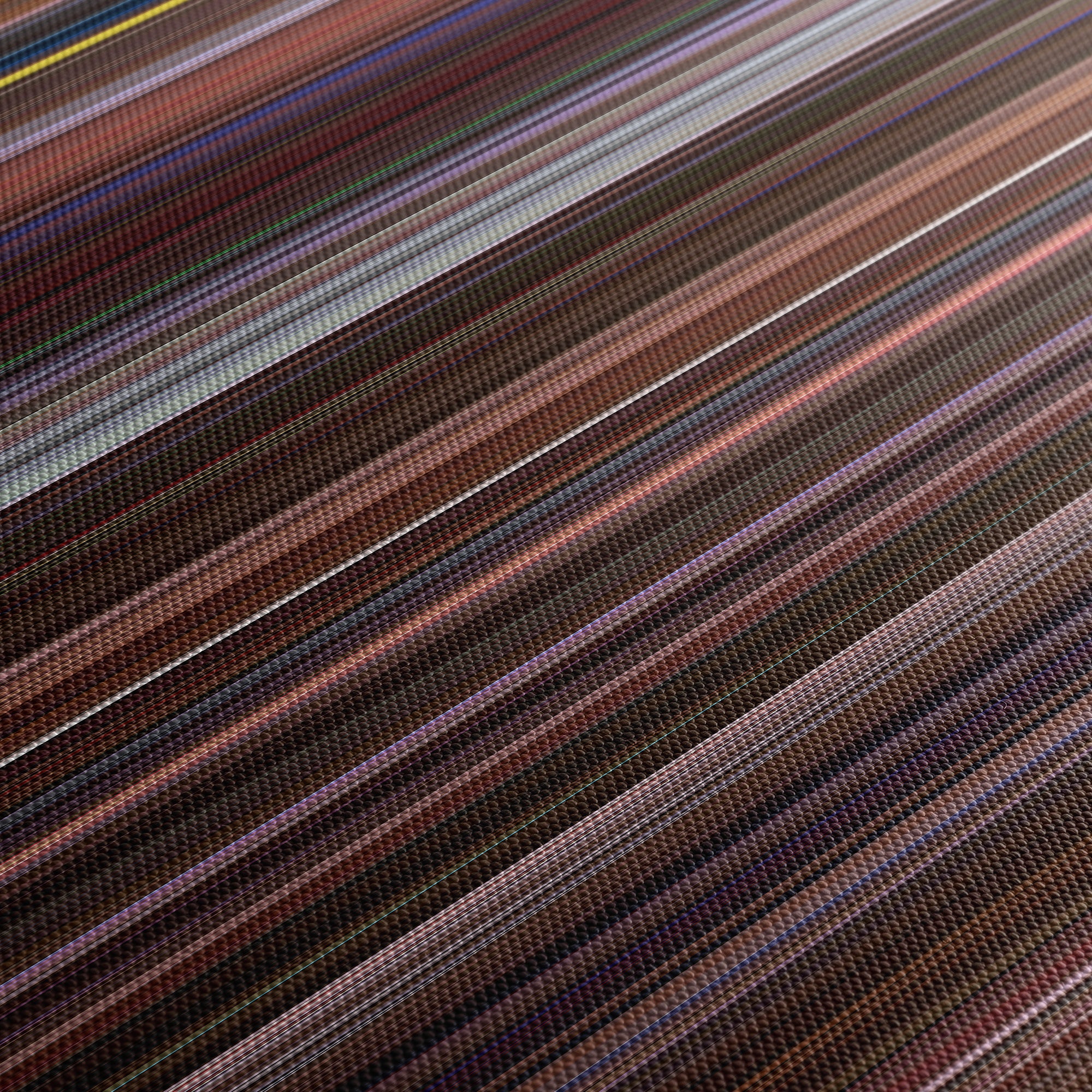 Trainspotting (1996) CineSpectrum Color Spectrum Canvas Print - Close Up of Middle of Print