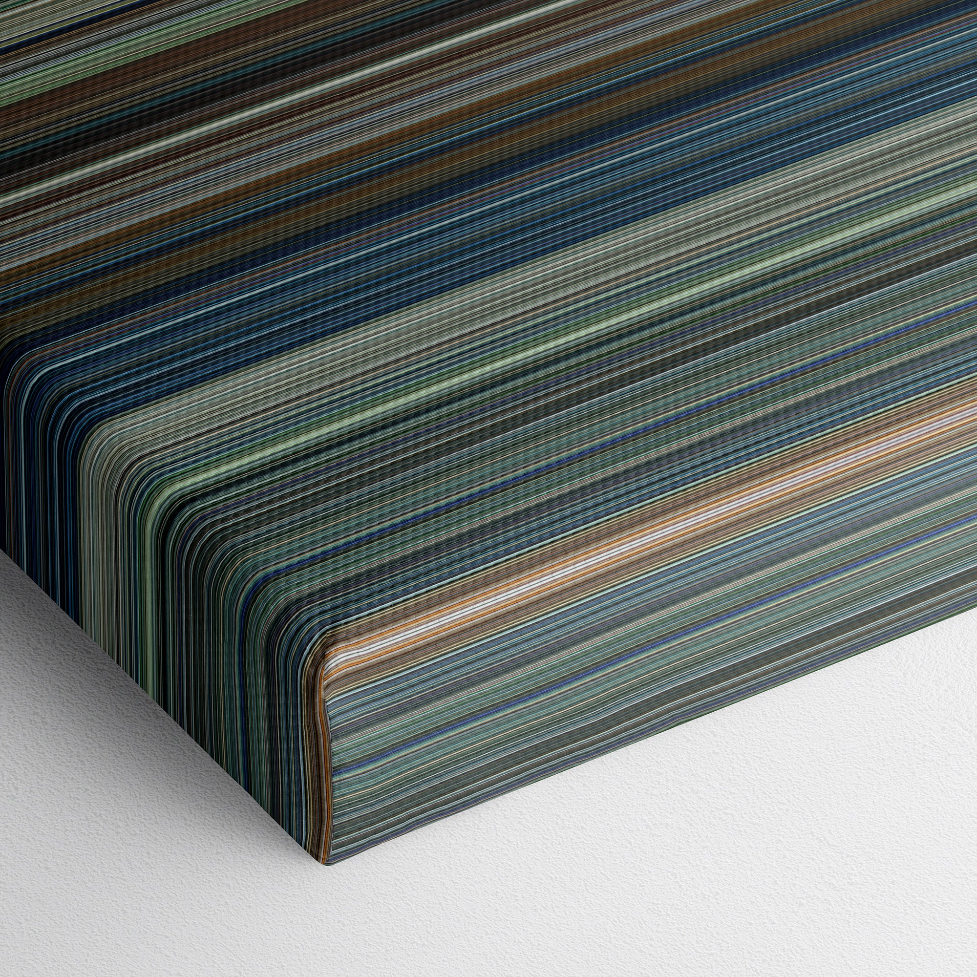 Transformers - The Last Knight (2017) CineSpectrum Color Spectrum Canvas Print - Close Up of Bottom of Print