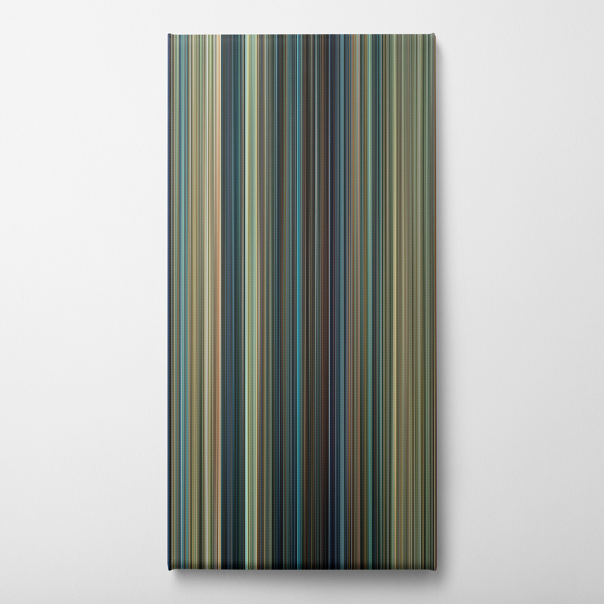 Transformers (2007) CineSpectrum Color Spectrum Canvas Print - Vertical on Wall