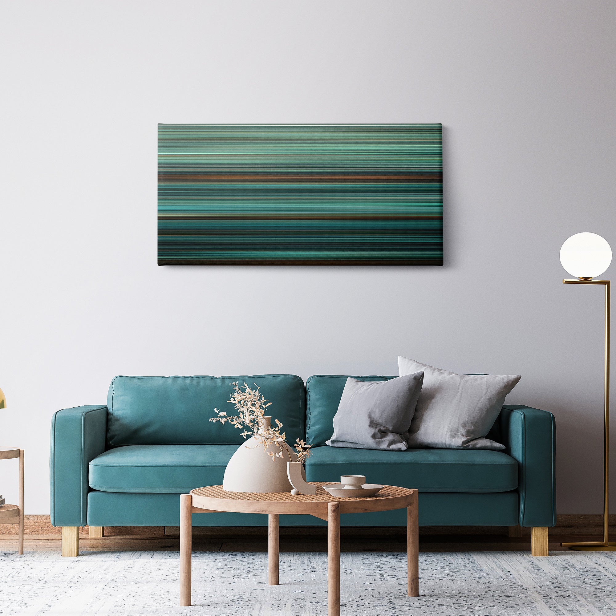 Twilight (2008) CineSpectrum Color Spectrum Canvas Print - Hanging Horizontal on Wall in Room