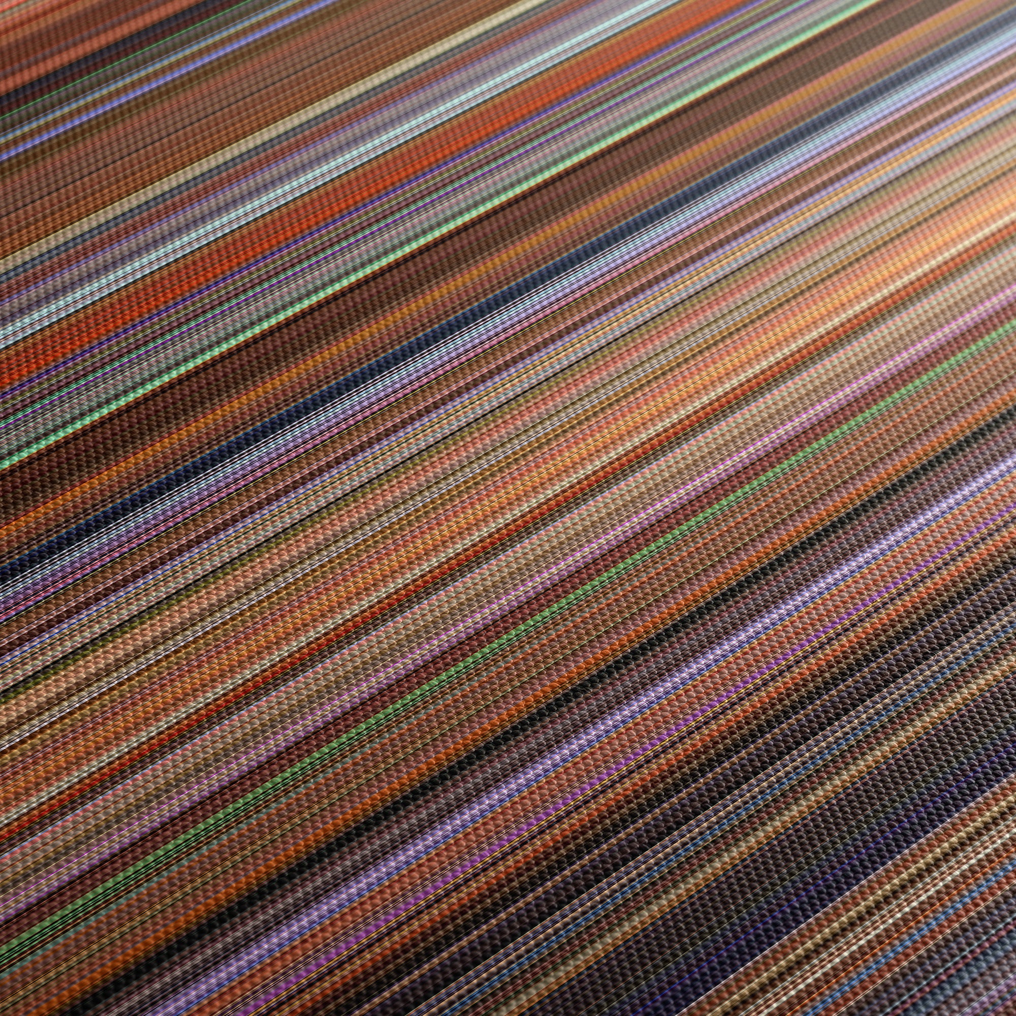UHF (1989) CineSpectrum Color Spectrum Canvas Print - Close Up of Middle of Print