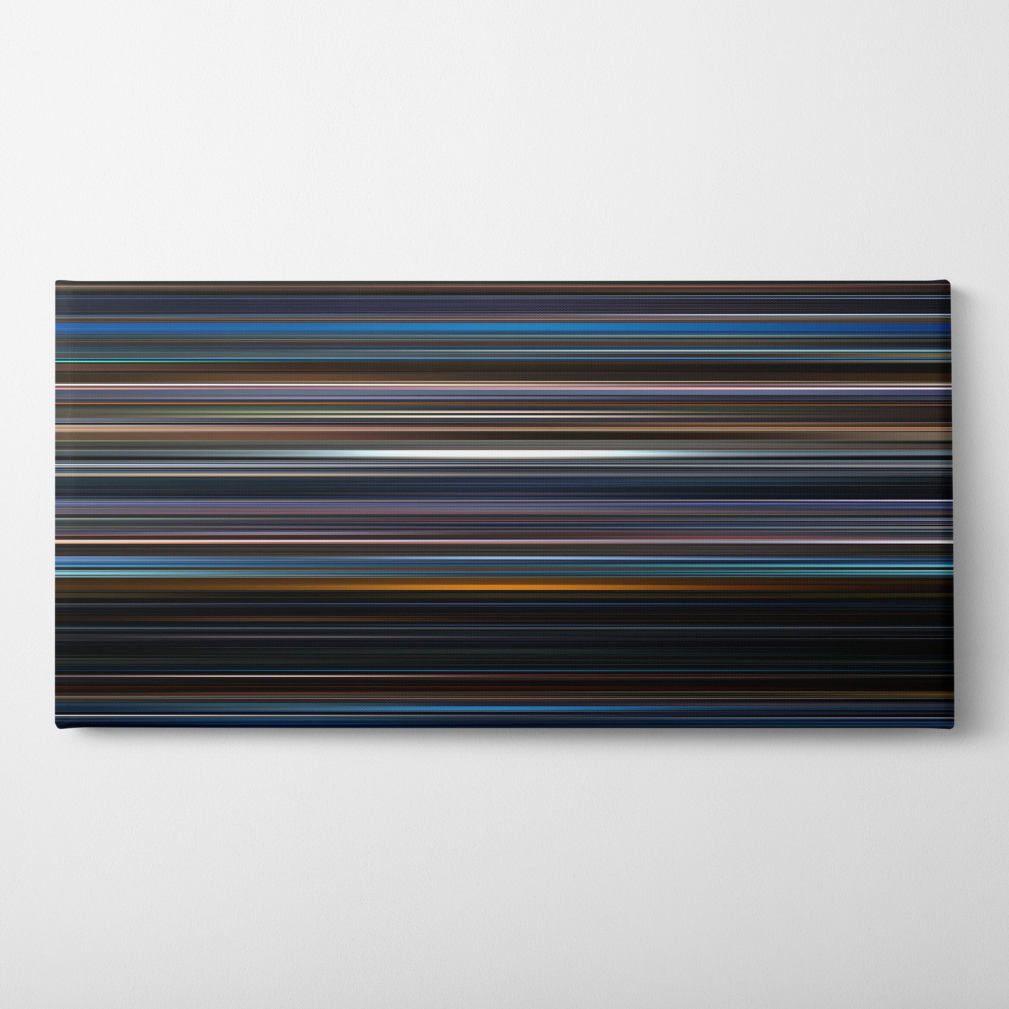 Unbreakable (2000) CineSpectrum Color Spectrum Canvas Print - Horizontal on Wall