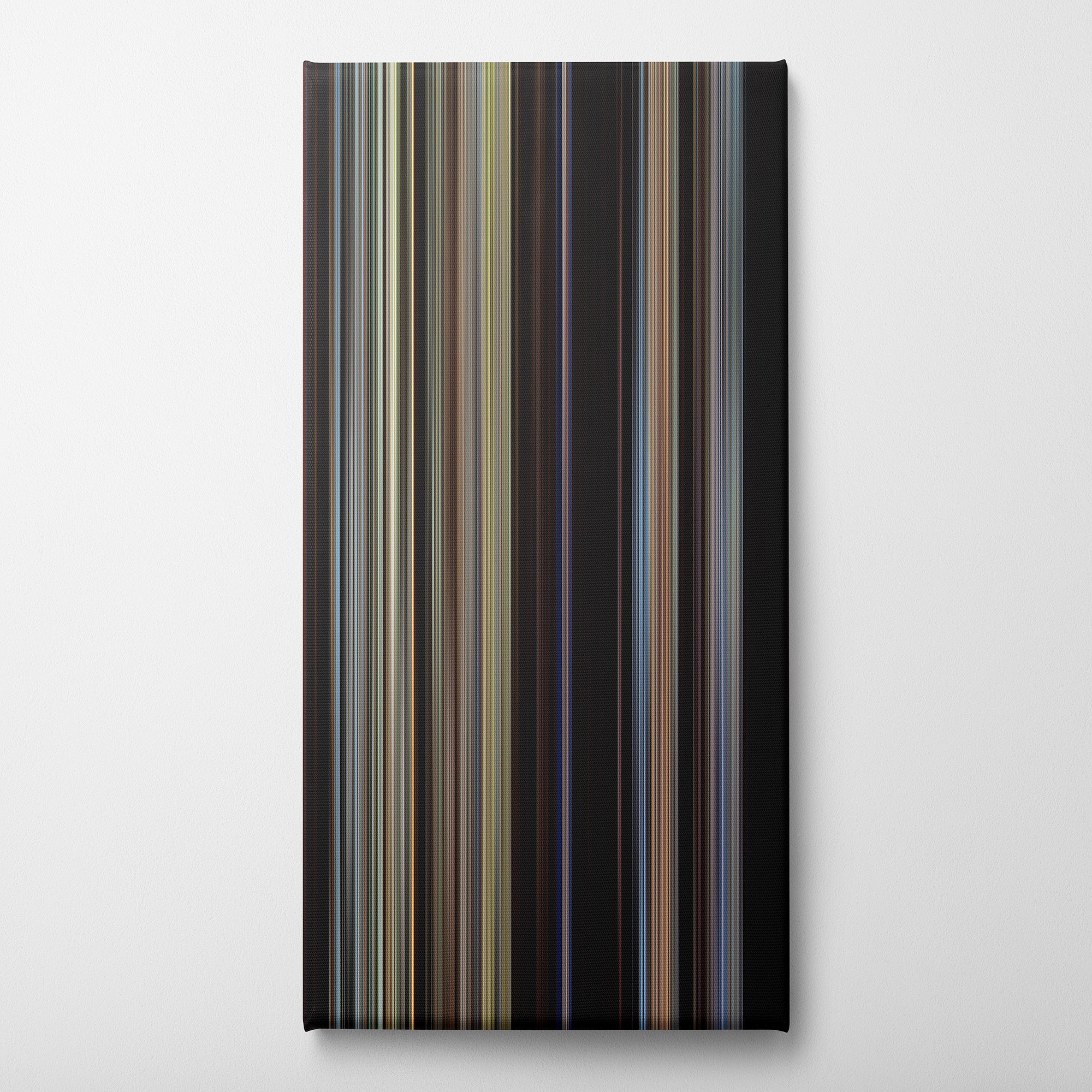 Unforgiven (1992) CineSpectrum Color Spectrum Canvas Print - Vertical on Wall