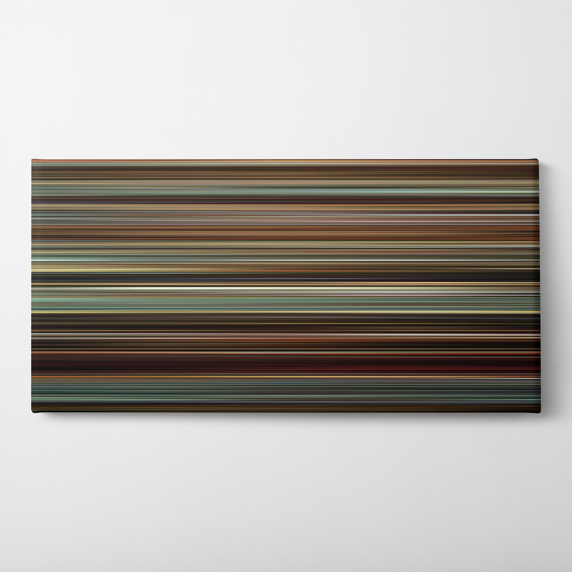Vampire's Kiss (1988) CineSpectrum Color Spectrum Canvas Print - Horizontal on Wall