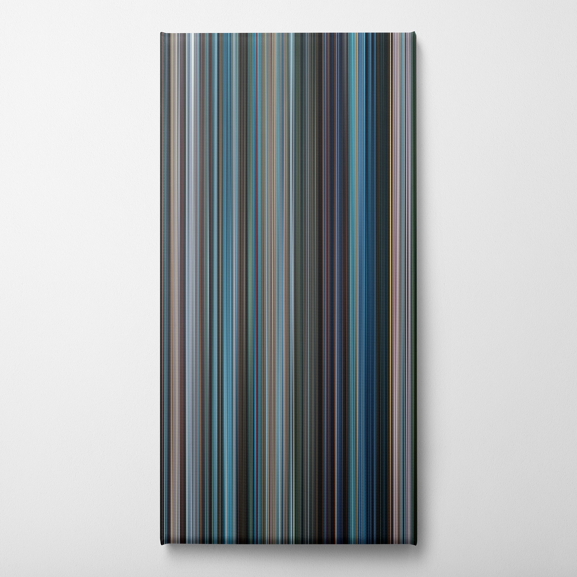 Venom (2018) CineSpectrum Color Spectrum Canvas Print - Vertical on Wall