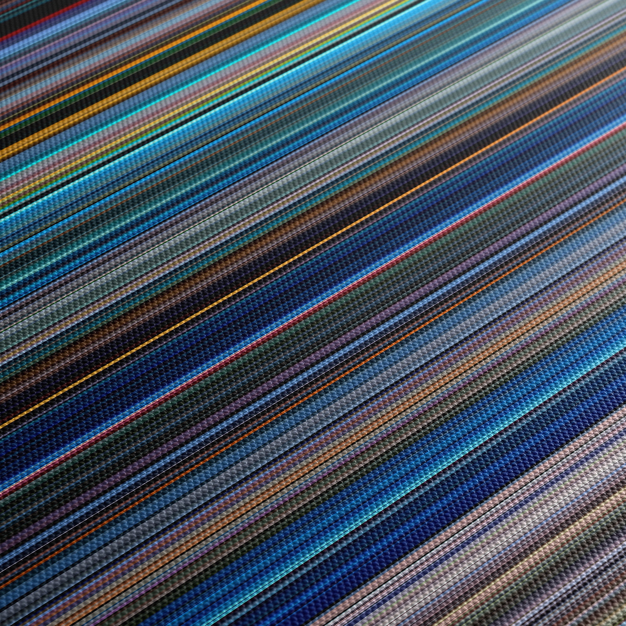 Voyage of Time - Life's Journey (2016) CineSpectrum Color Spectrum Canvas Print - Close Up of Middle of Print