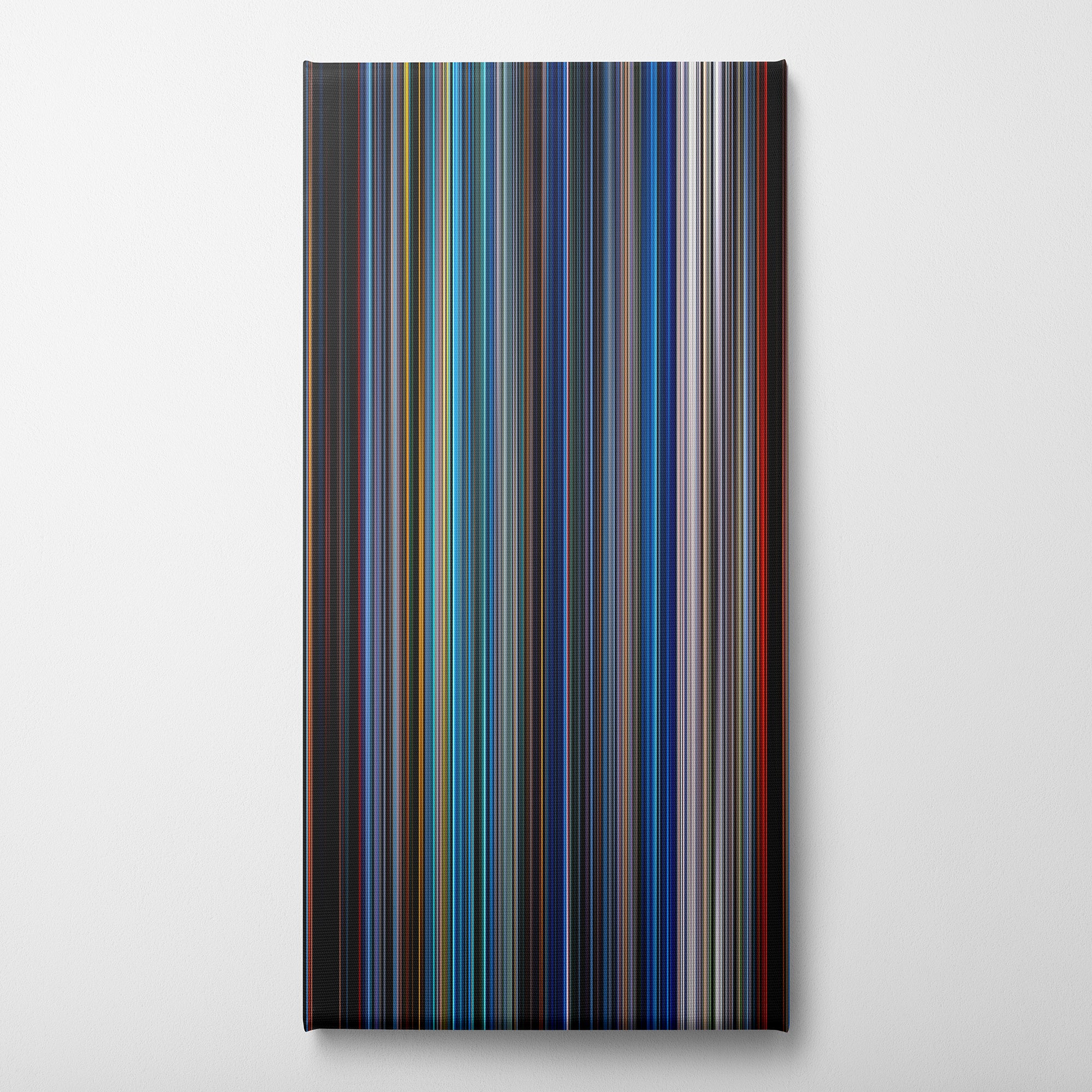 Voyage of Time - Life's Journey (2016) CineSpectrum Color Spectrum Canvas Print - Vertical on Wall