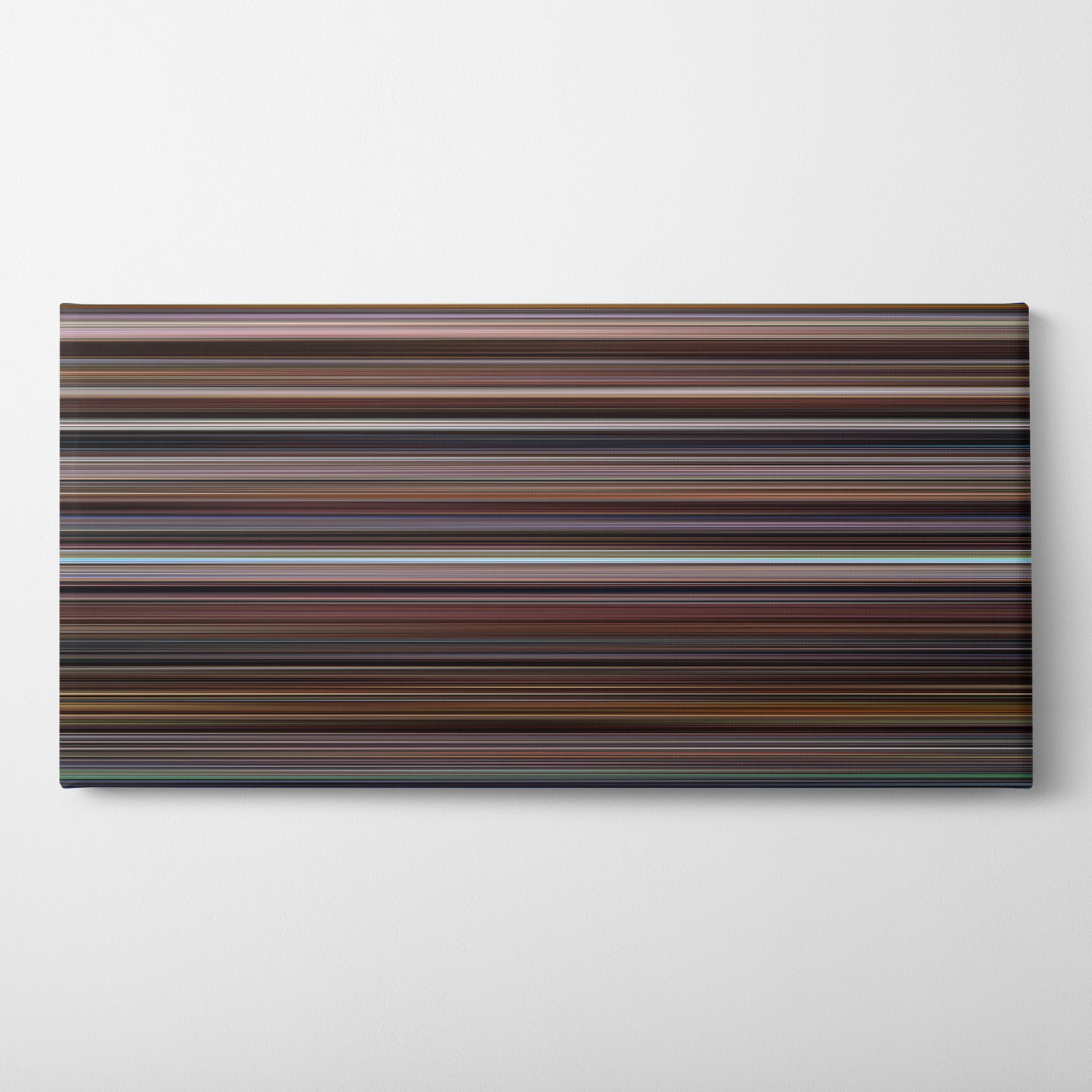 Wall Street (1987) CineSpectrum Color Spectrum Canvas Print - Horizontal on Wall