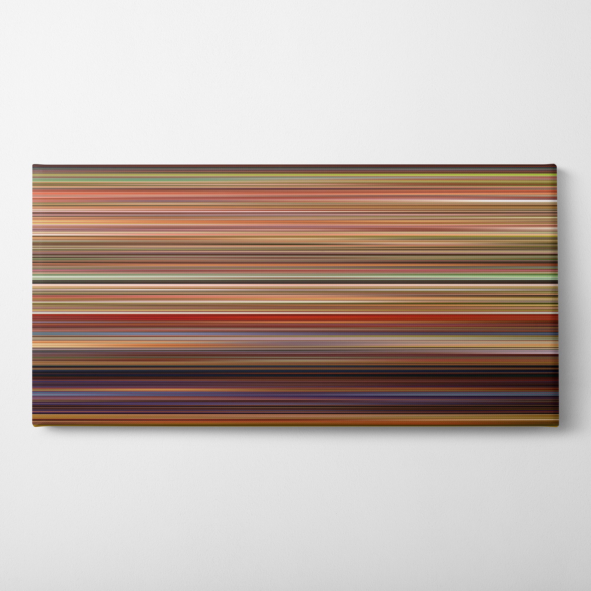 Wet Hot American Summer (2001) CineSpectrum Color Spectrum Canvas Print - Horizontal on Wall