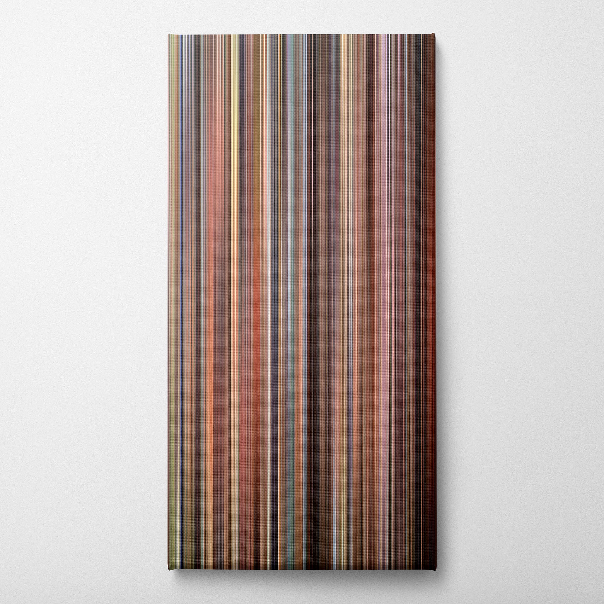 When Harry Met Sally (1989) CineSpectrum Color Spectrum Canvas Print - Vertical on Wall