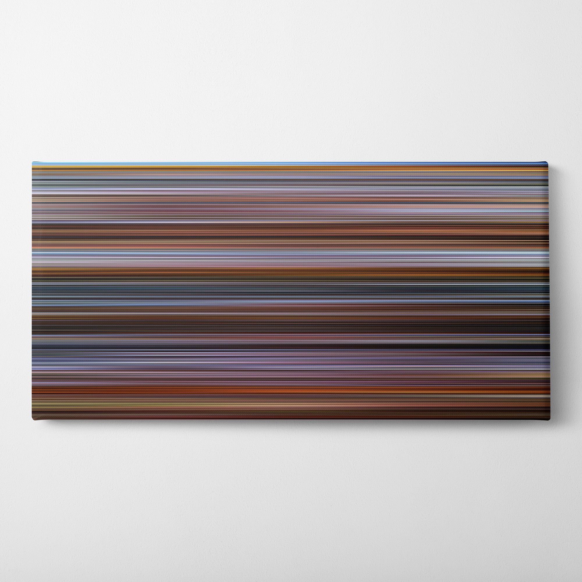 While You Were Sleeping (1995) CineSpectrum Color Spectrum Canvas Print - Horizontal on Wall