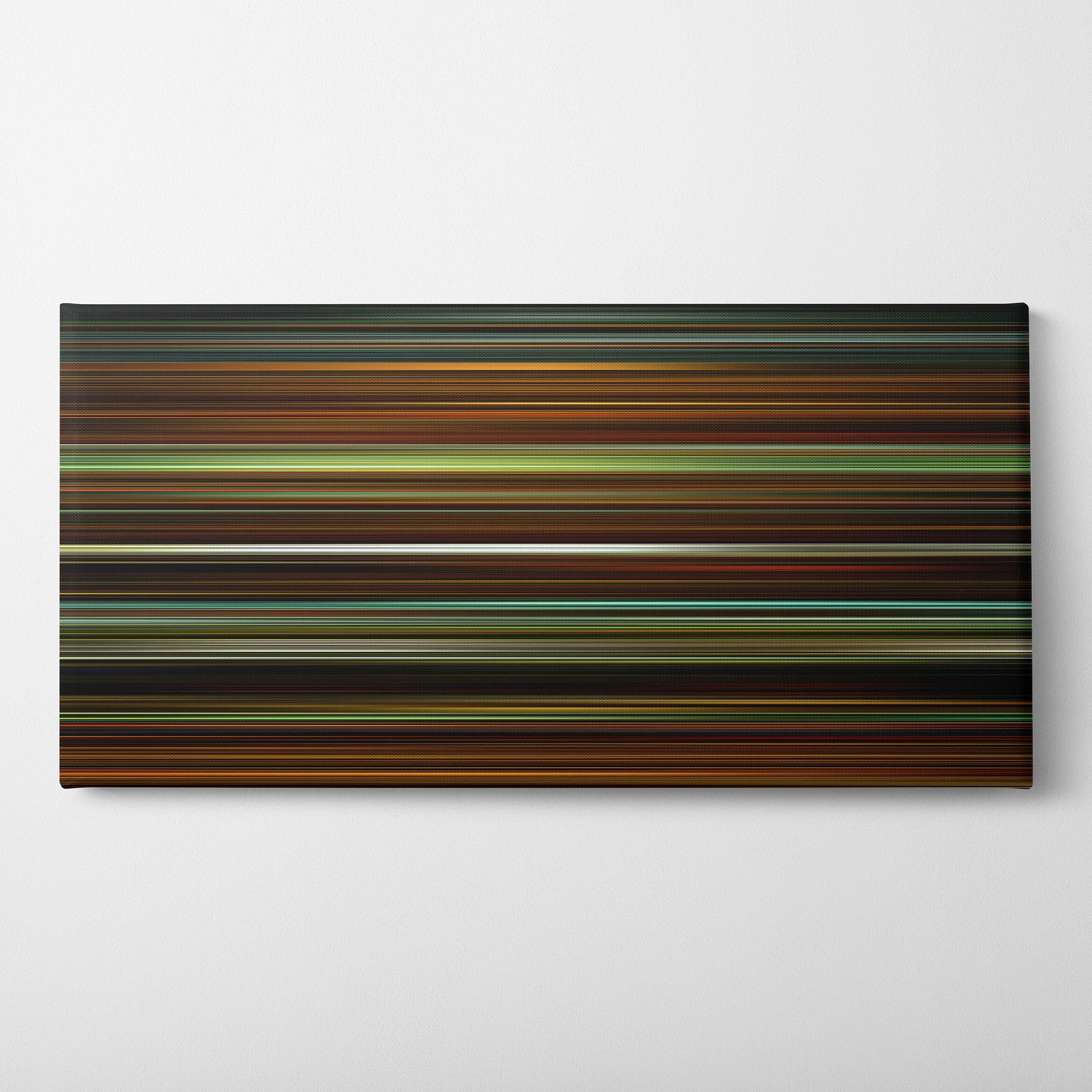 Whiplash (2014) CineSpectrum Color Spectrum Canvas Print - Horizontal on Wall